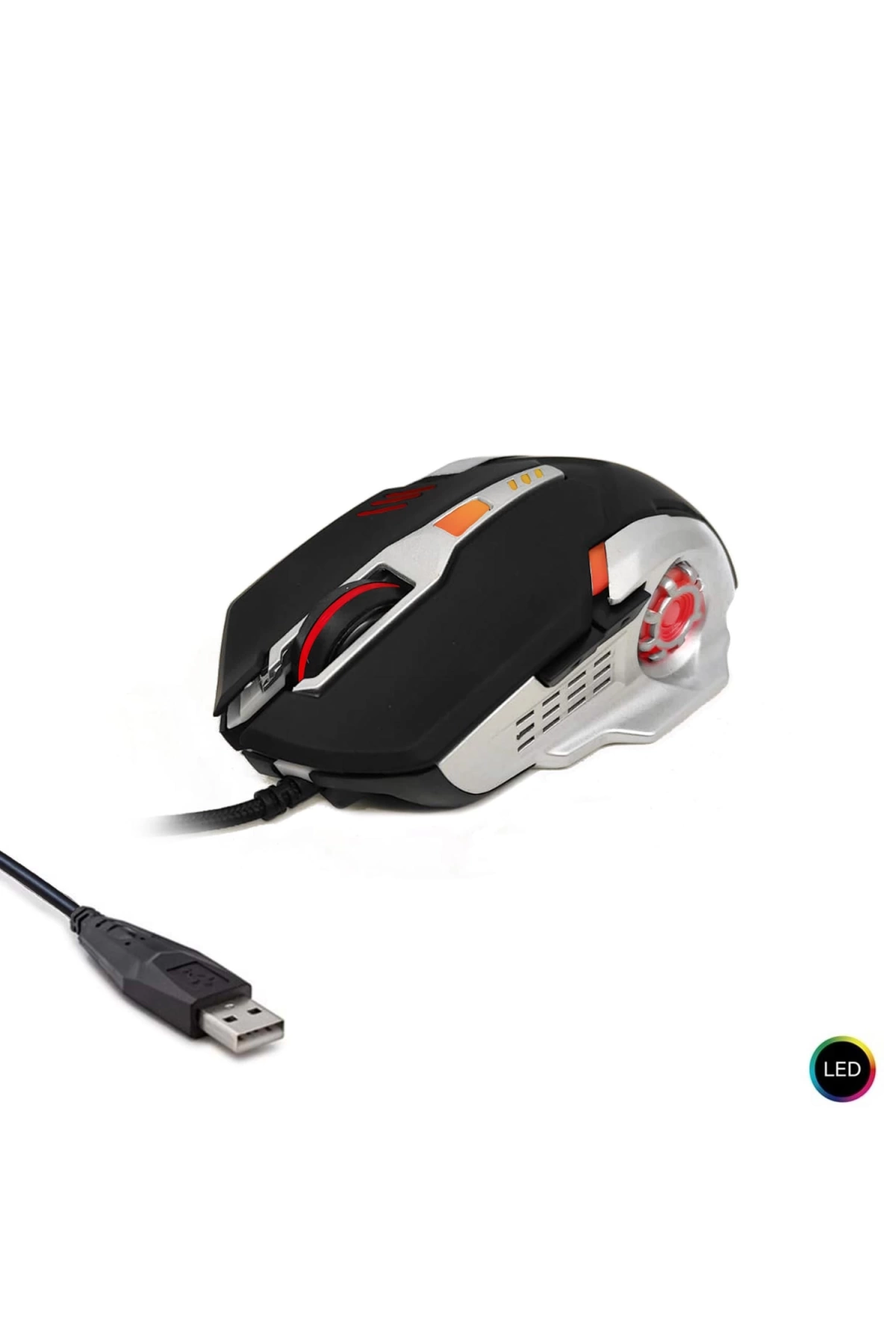 Polaxtor 611-6d Kablolu Oyuncu Mouse 3200 Dpi Ledli