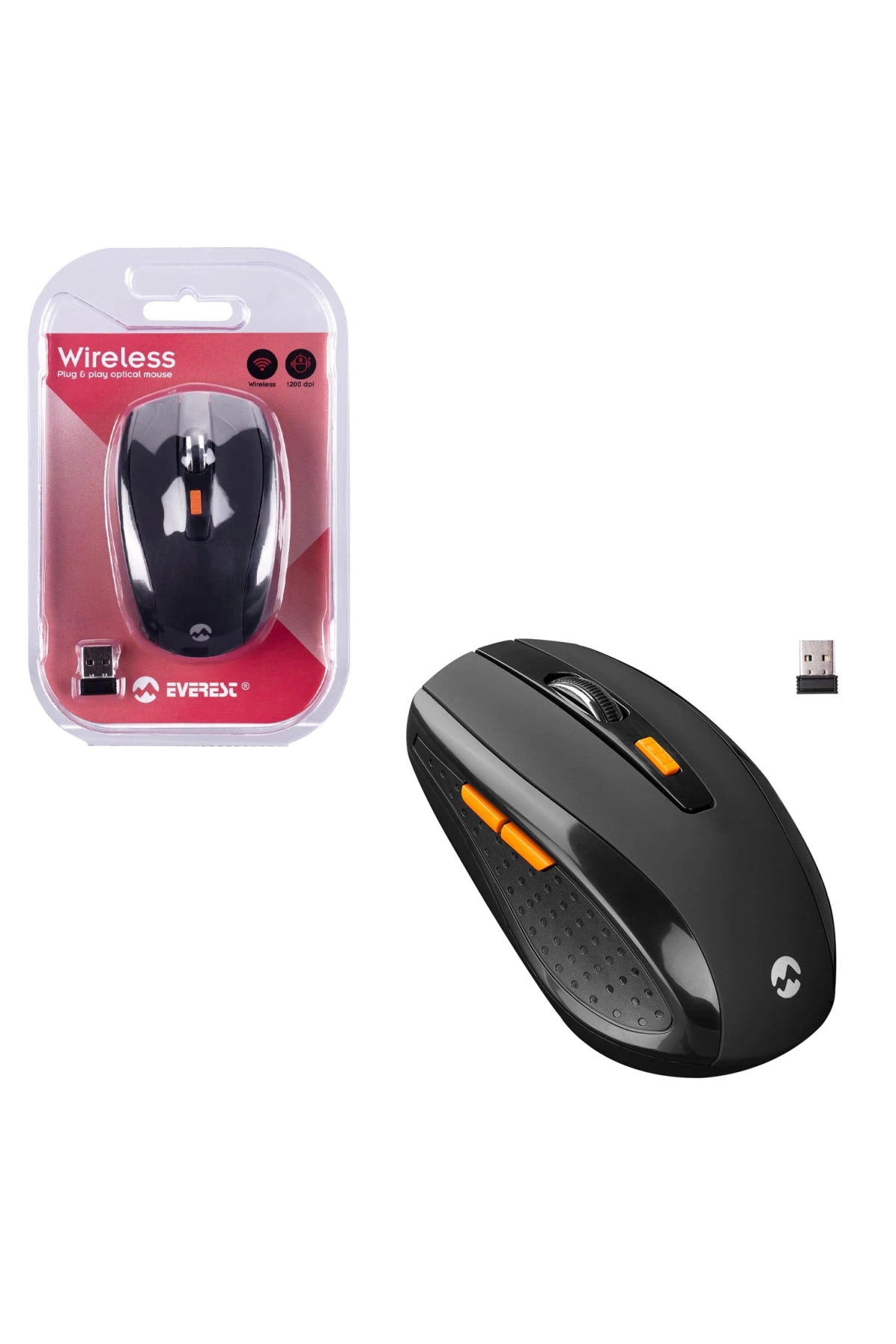 Kablosuz Mouse 2.4ghz 1200dpı Everest Sm-442