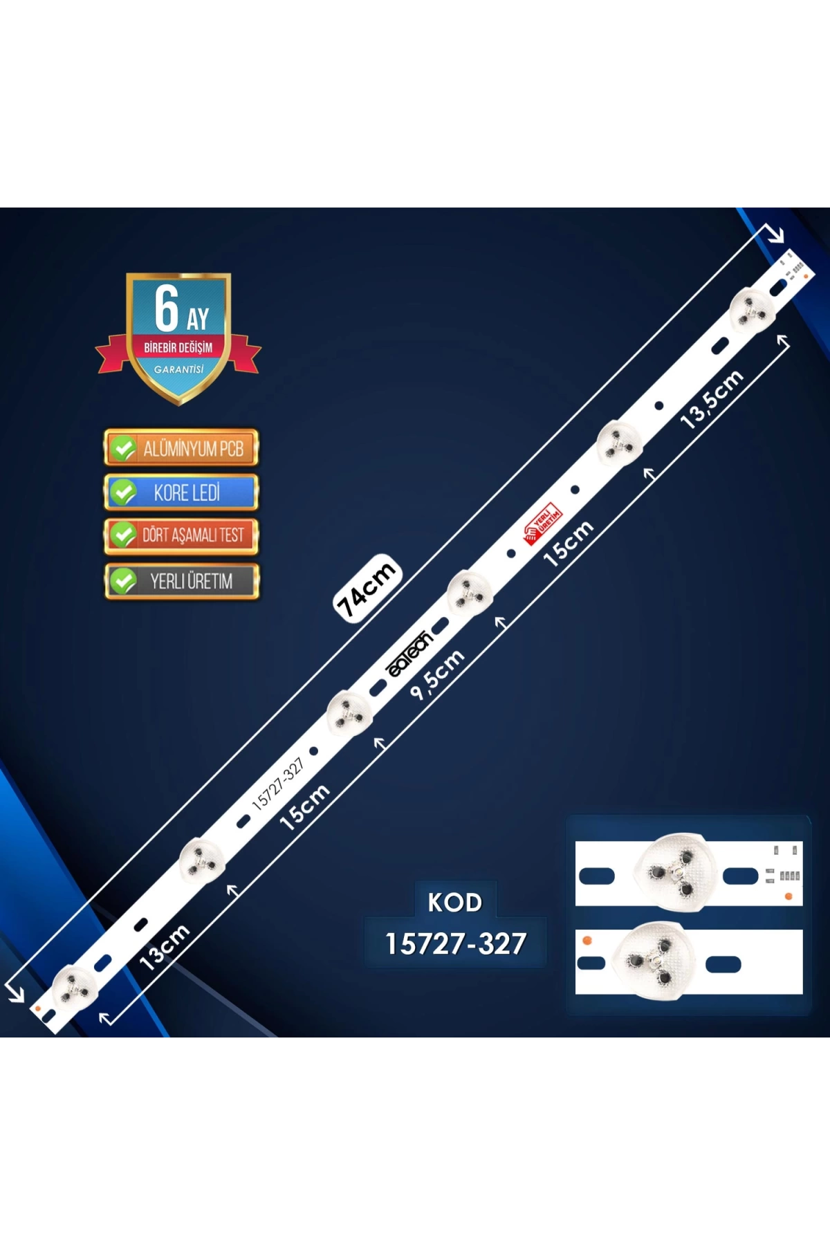 Kod-327 Phılıps Clo T39 Php Ld Rev.02 Ic-b-tbac39d192 Sc F140m9 P40 74cm 6led