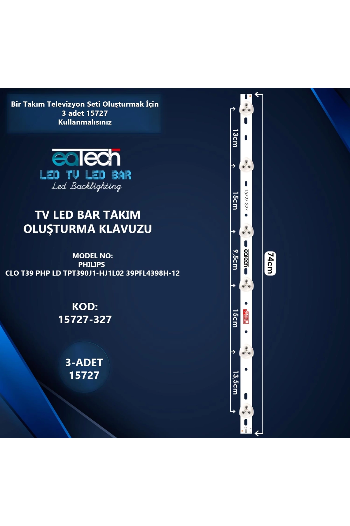 Kod-327 Phılıps Clo T39 Php Ld Rev.02 Ic-B-Tbac39D192 Sc F140M9 P40 74Cm 6Led