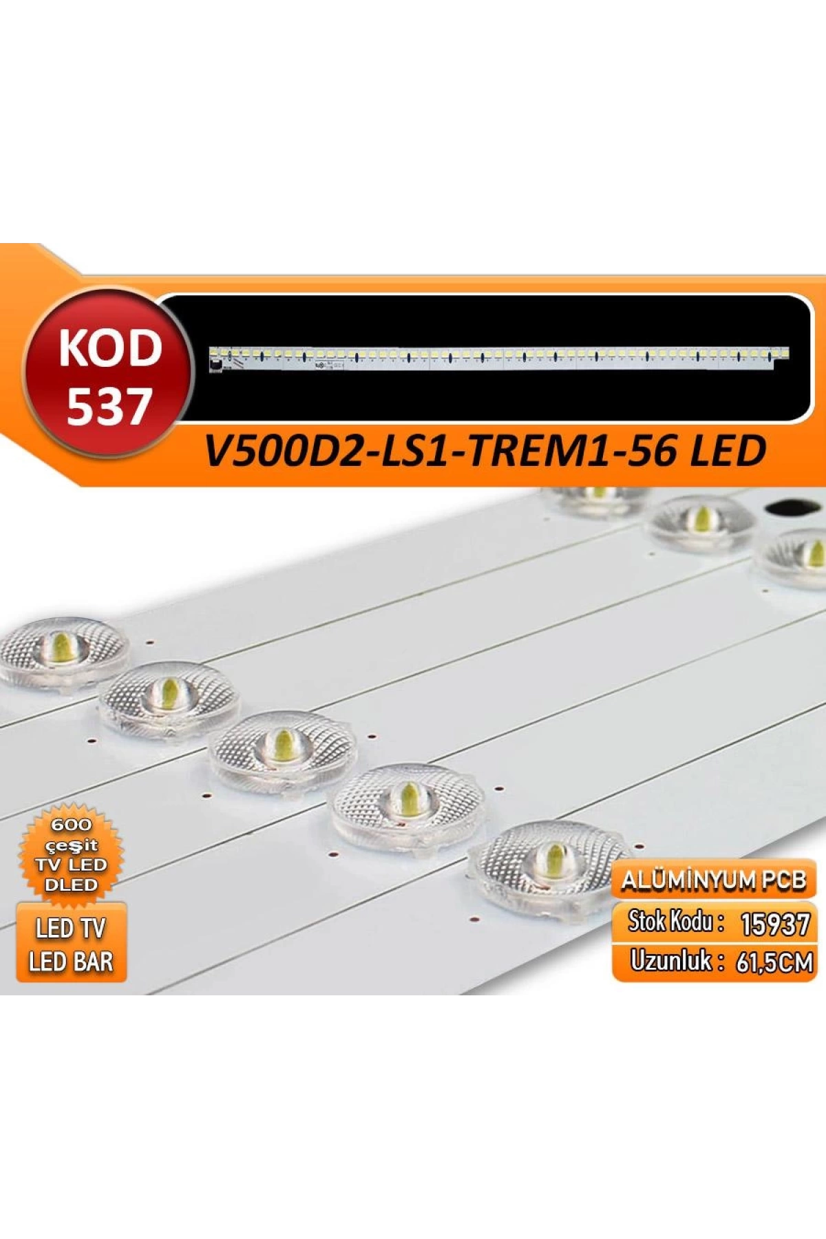 Kod-537 Vestel V500d2-ls1-trem1 61.5cm 56led