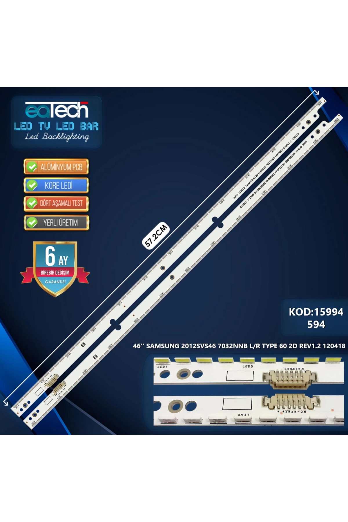 Kod-594 46 Samsung 2012svs46 7032nnb L/r Type 60 2d Rev1.2 120418 57.2cm 60led