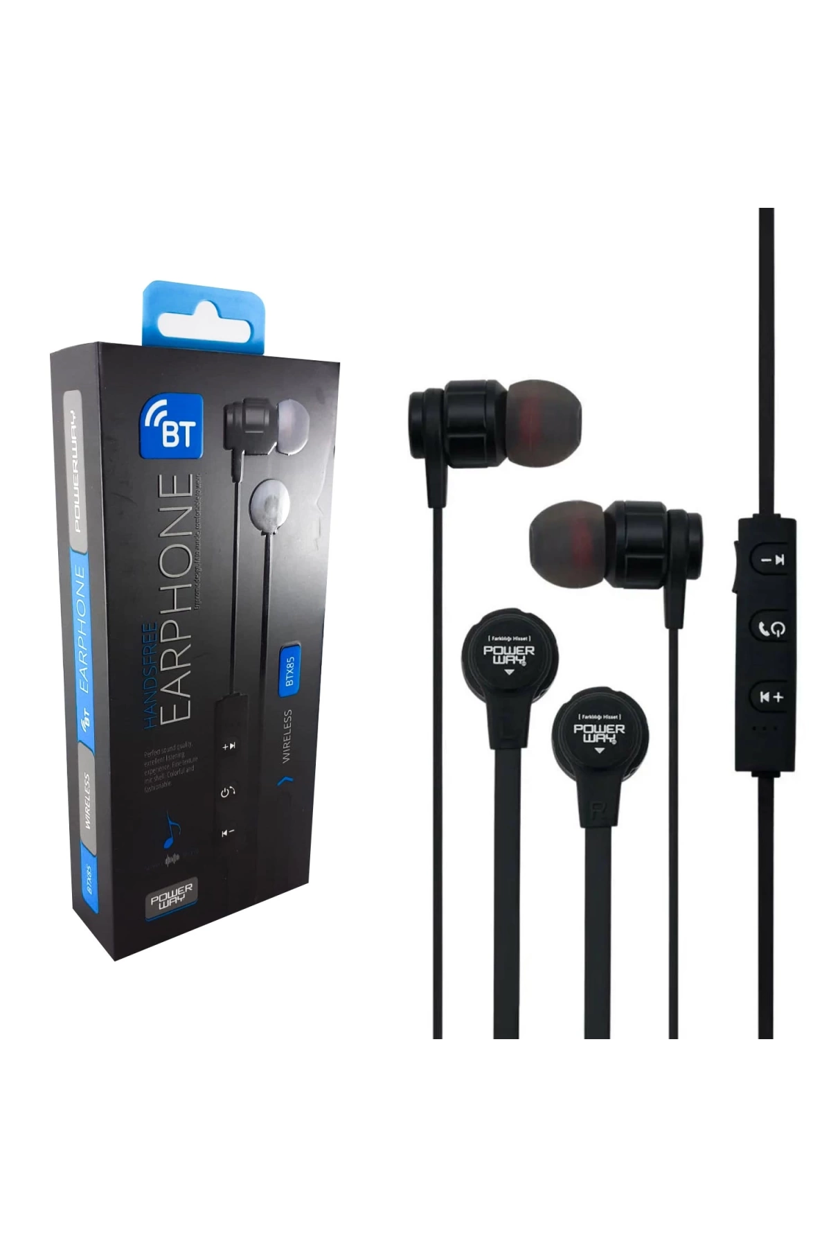 Kulakiçi Kulaklık Bluetooth Şarjlı Mıknatıslı Powerway Btx-85/89