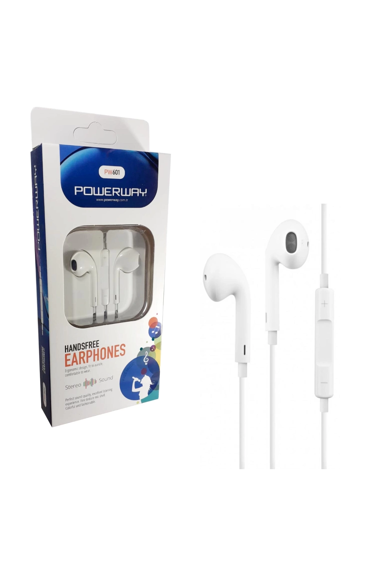 KULAKİÇİ KULAKLIK MİKROFONLU IPHONE POWERWAY PW-601