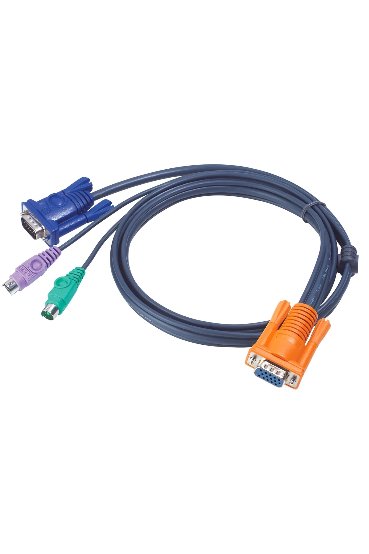 Rain Kvm Switch Kablo Ps2 Vga Erkek Dişi 1.5 Metre