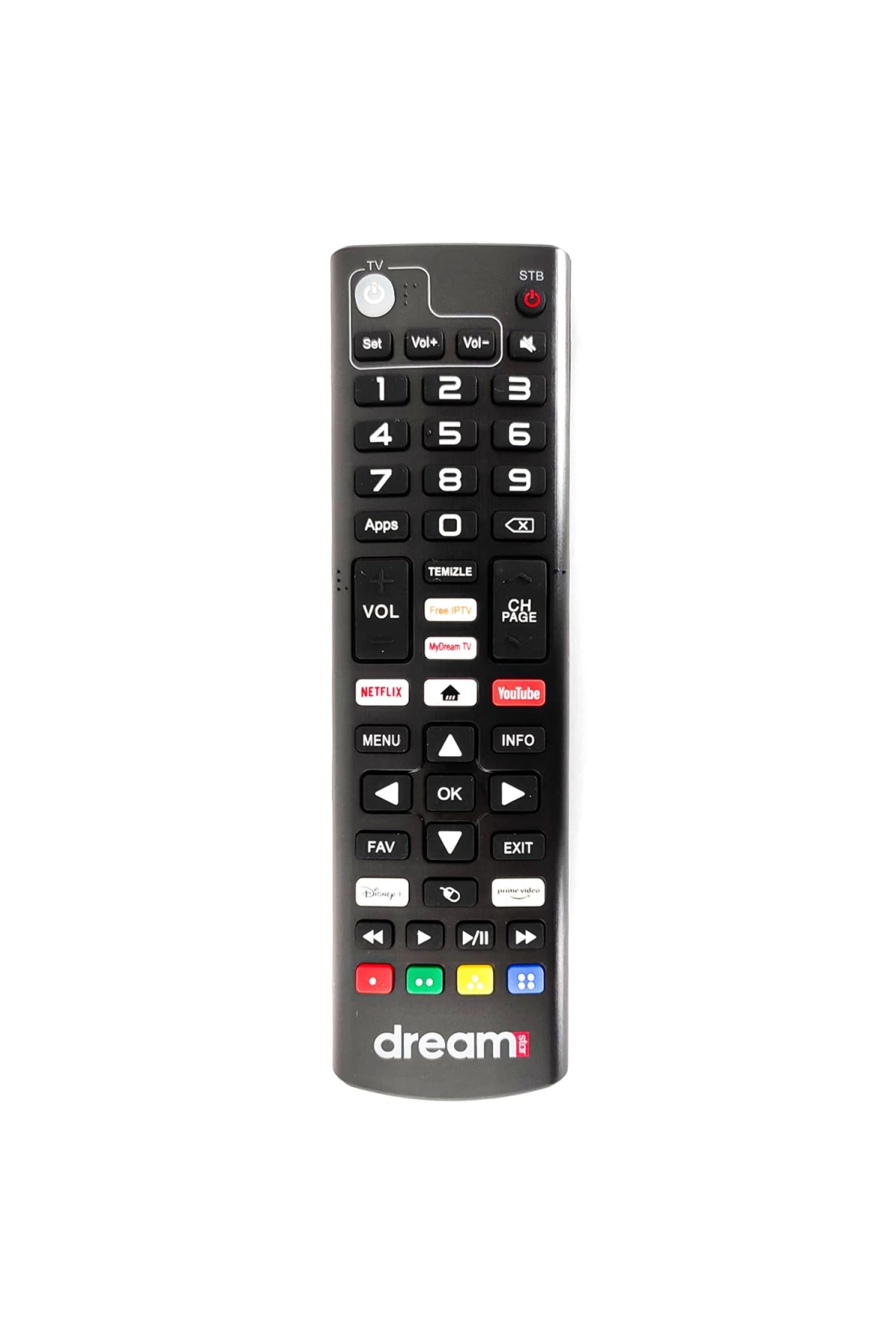 Lcd Led Kumanda Dreamstar Androıd Unıversal Netflix Youtube Free Iptv Mydream Tv Disnep Tuşlu