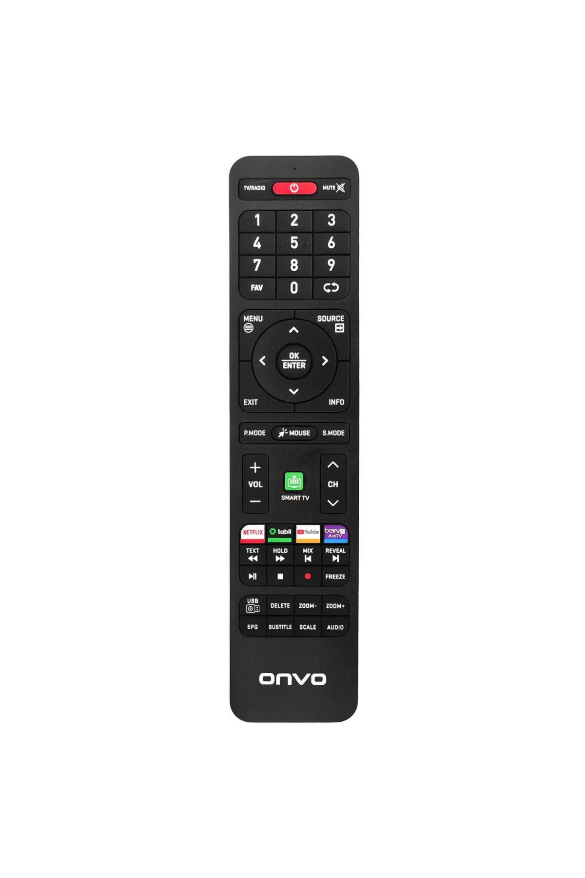 Lcd Led Kumanda Onvo Netflix Tabii Youtube Beın Connect Smart Tv Tuşlu Orjinal