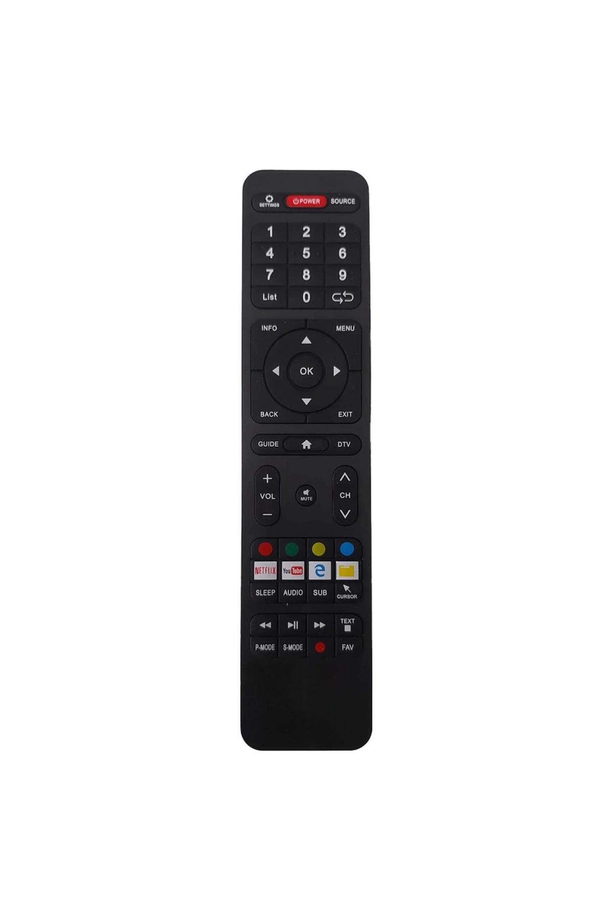 Lcd Led Kumanda Strong Androıd Netflix Youtube Cursor Tuşlu Irl-0250