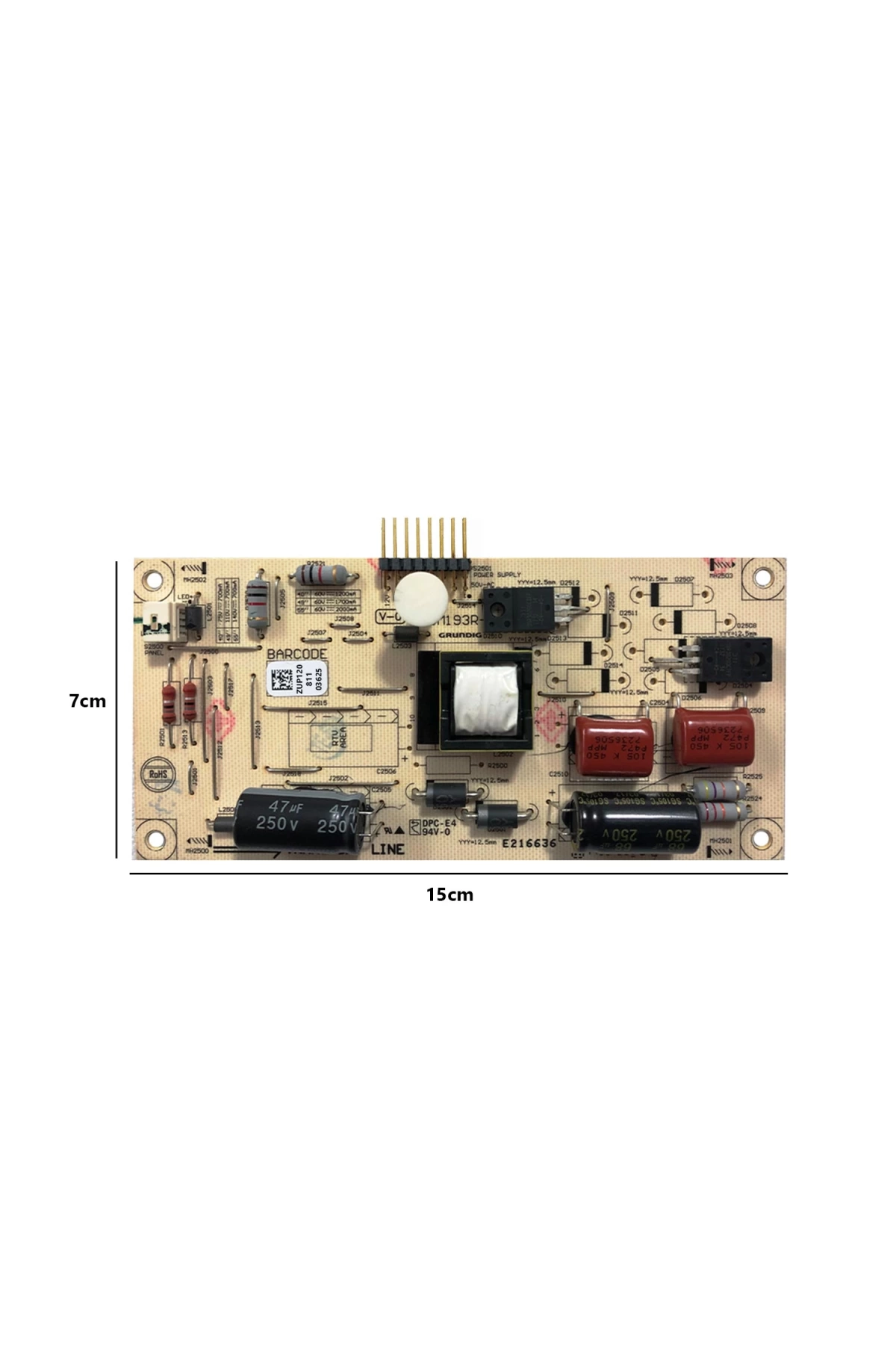 Led Driver Board Sürücü Zum193R-2 Zup120 057T55-C22 Arçelik A55L 8740 5B