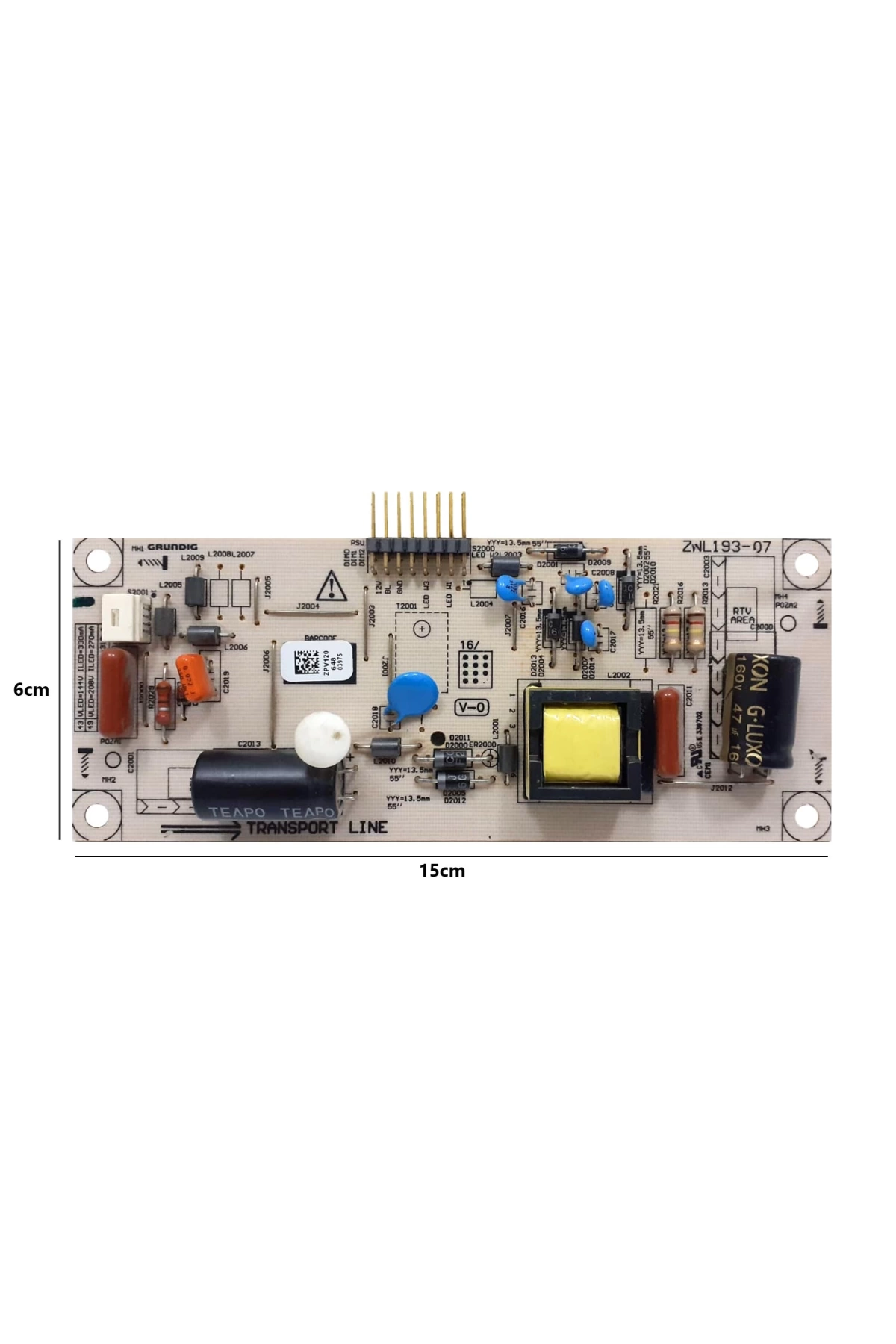 Led Driver Bord Sürücü Znl193-07 Arçelik A43L 6652 5W Beko B43L 5531 4W2