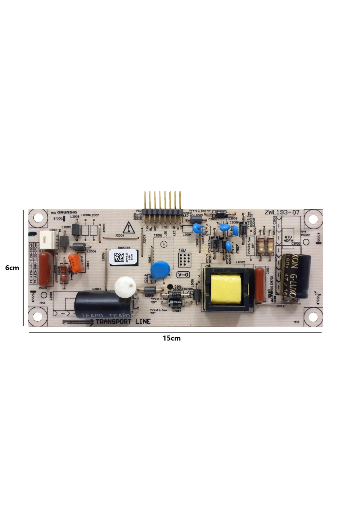 Led Driver Bord Sürücü Znl193-07 Arçelik A43l 6652 5w Beko B43l 5531 4w2