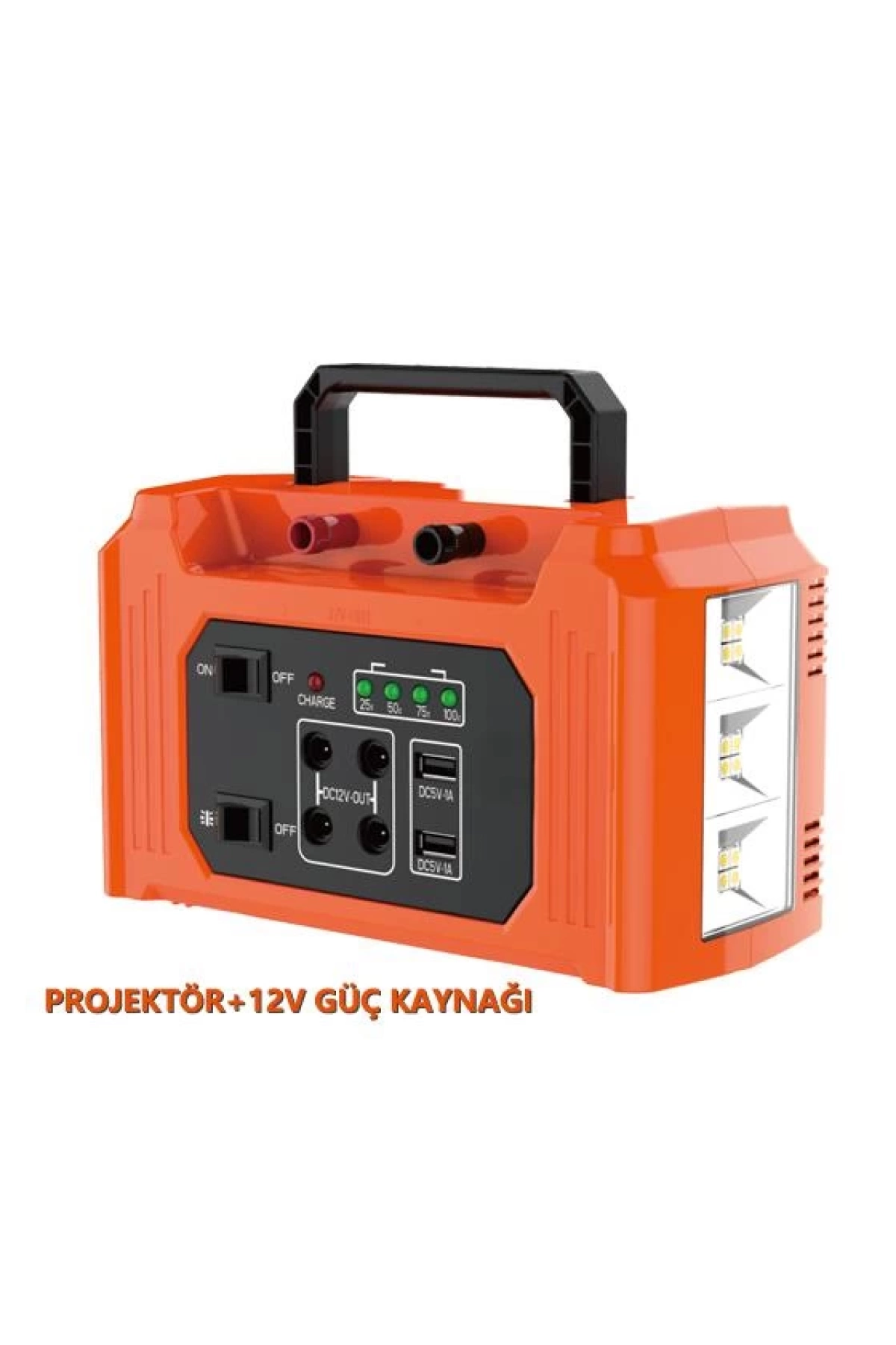 Led Projektör 12v Güç Kaynağı Powerbank Kamal Km-1271