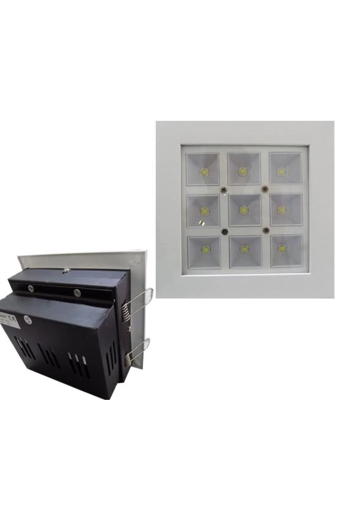 Led Spot Sıva Altı Kare Beyaz 9w Vl-0909