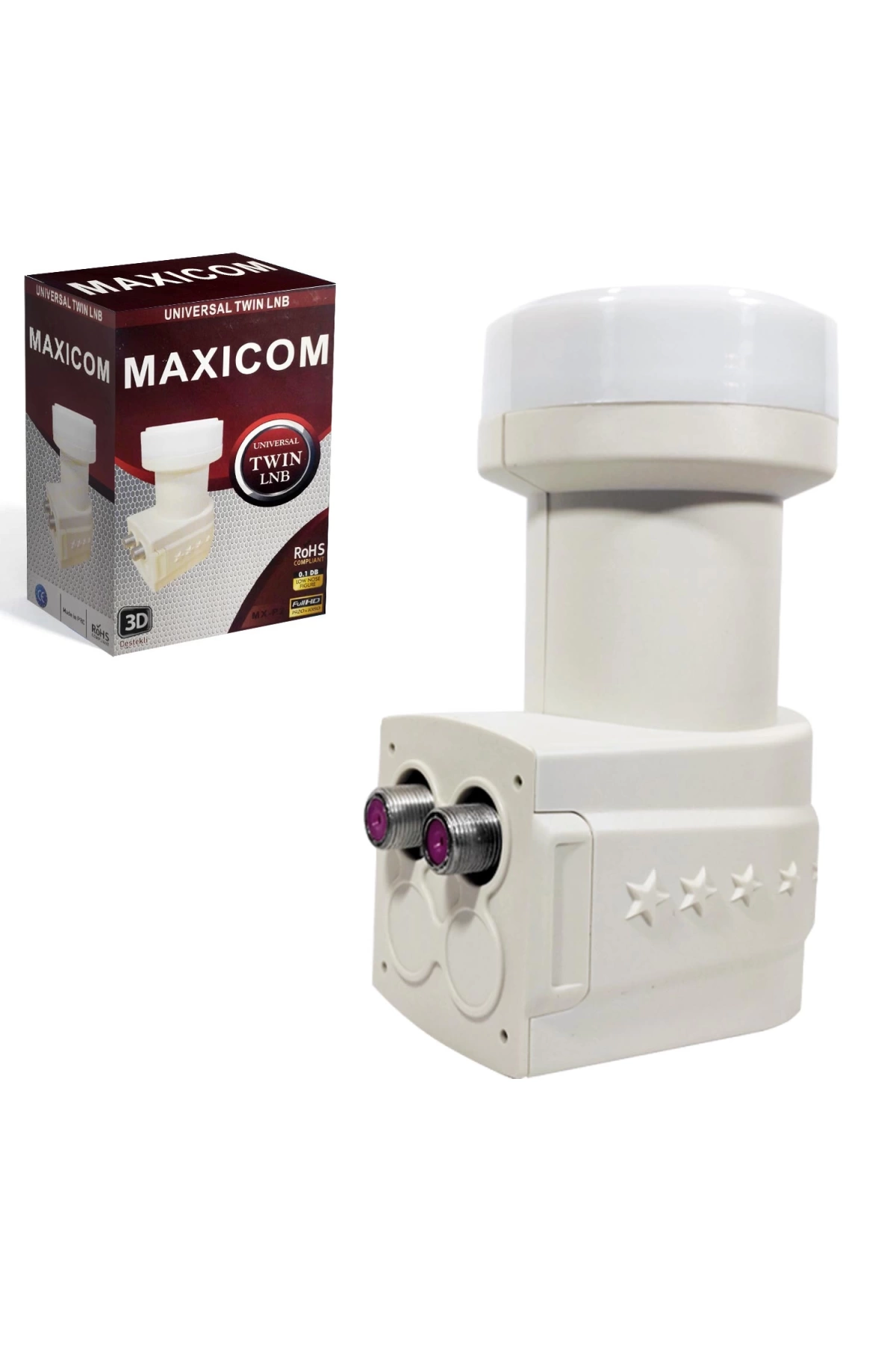 Maxıcom Mx-p2 2li Lnb (twin) 0.1db 3d Fhd