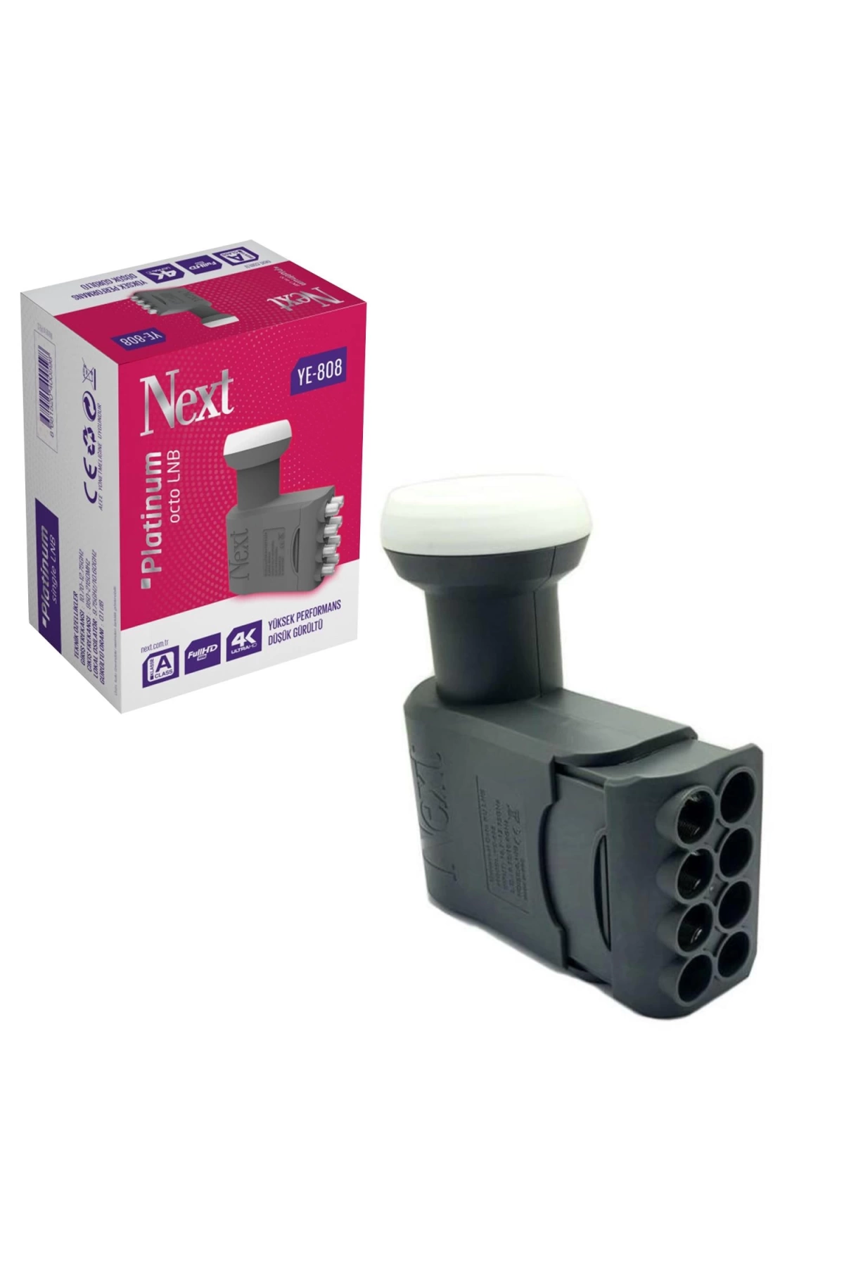 Next Ye-808 8li Lnb (octo) Platinium 0.1db 3d Fhd 4k