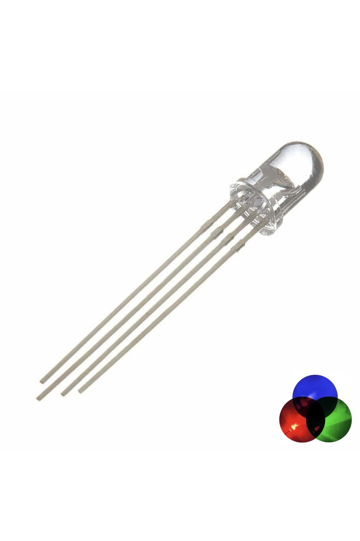 Anode Mantar Led Diyot Lamba 4 Pin 5mm Rgb