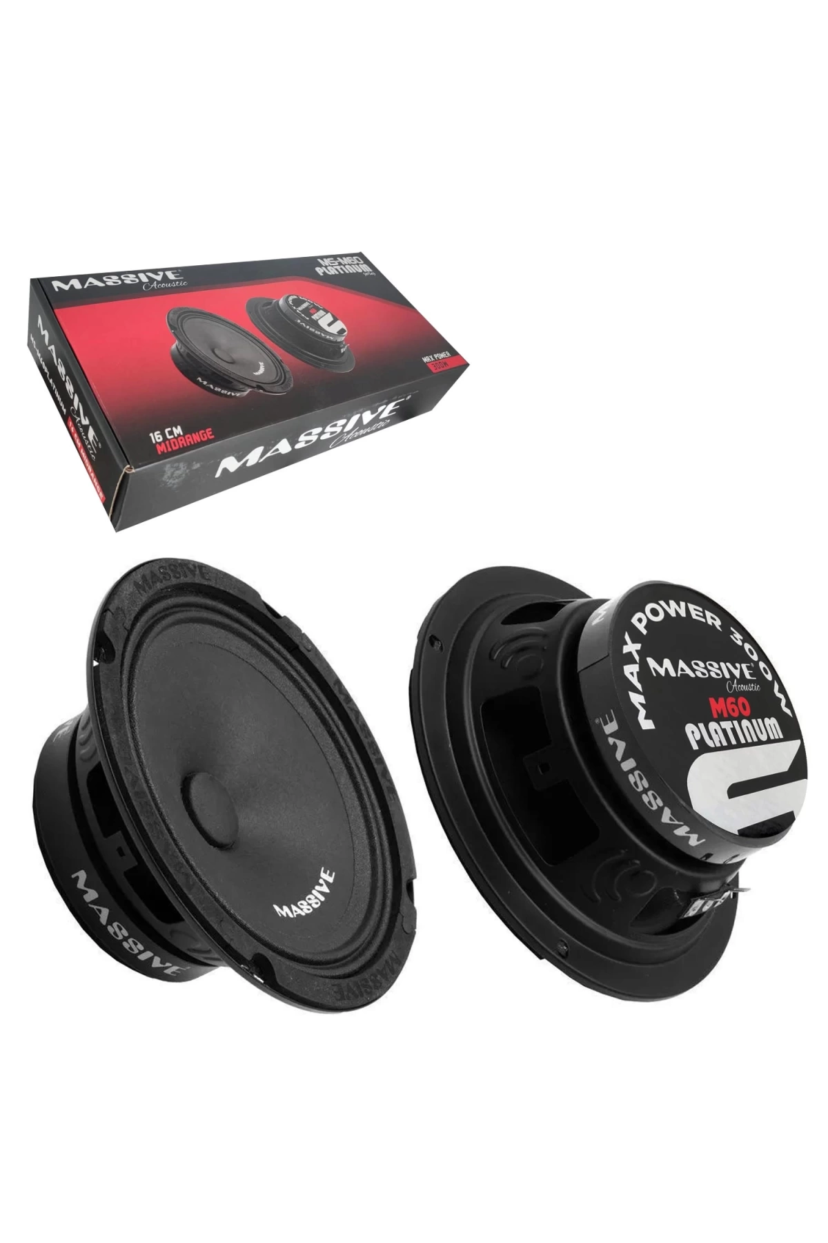 Massive Ms-M60Fx Oto Midrange 16Cm 300 Watt (120 Rms) 2 Adet