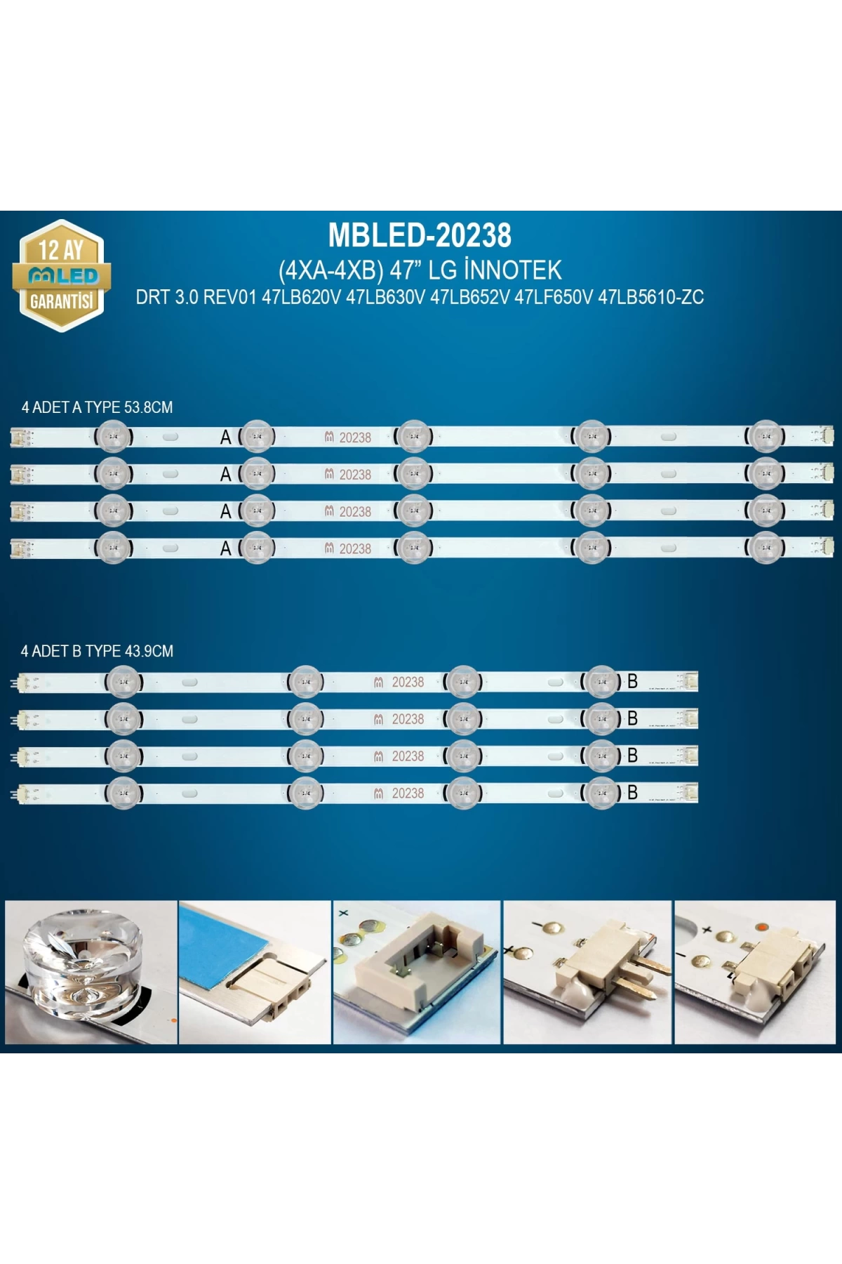 Mbled (4xa-4xb) 47 İnç Lg İnnotek Drt 3.0 Rev01 47lb620v 47lb630v 47lb652v 47lf650v 47lb5610-zc