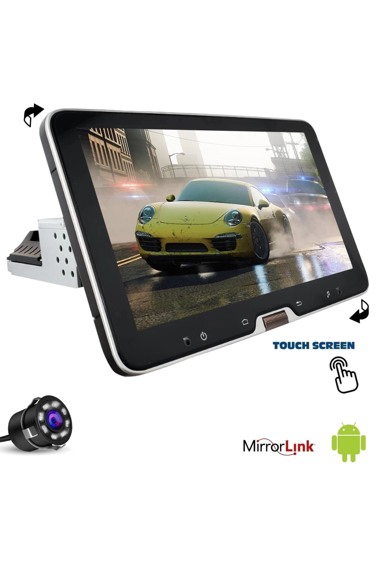 Mega Vm-3405 Tablet Multimedya Android 10 İnç 2+32Gb Carplay Mirrorlink Oynar Başlık