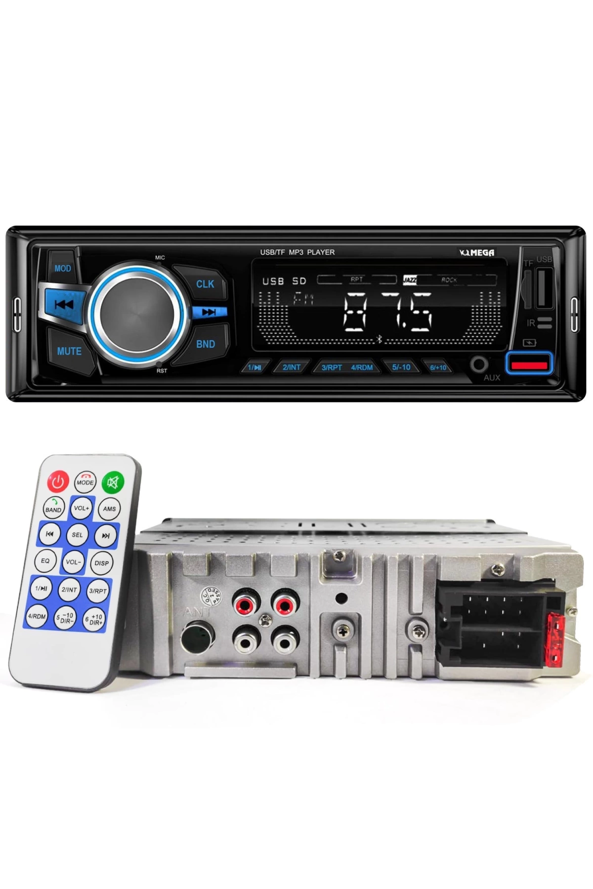 Mega Vm-410 Oto Teyp 4x60 Watt Bluetooth 2xusb Sd Fm Aux