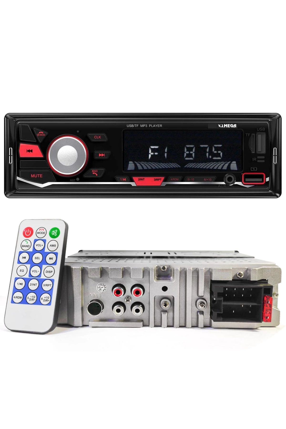 Mega Vm-430 Oto Teyp 4X60 Watt Bluetooth 2Xusb Sd Fm Aux