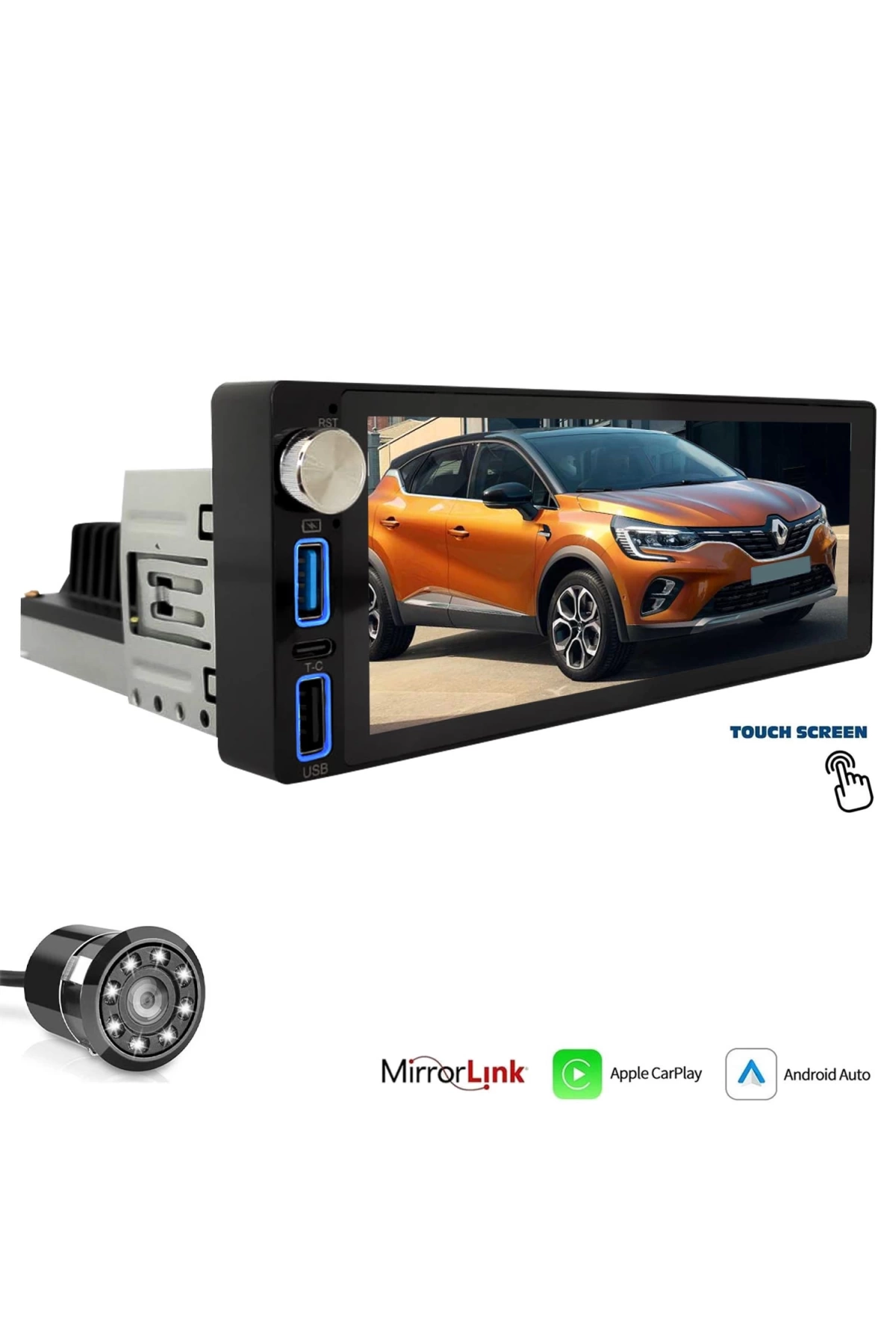 Mega Vm-6900 Tofaş Android Teyp 6.9 İnç 4X55 Watt 2+32Gb Carplay