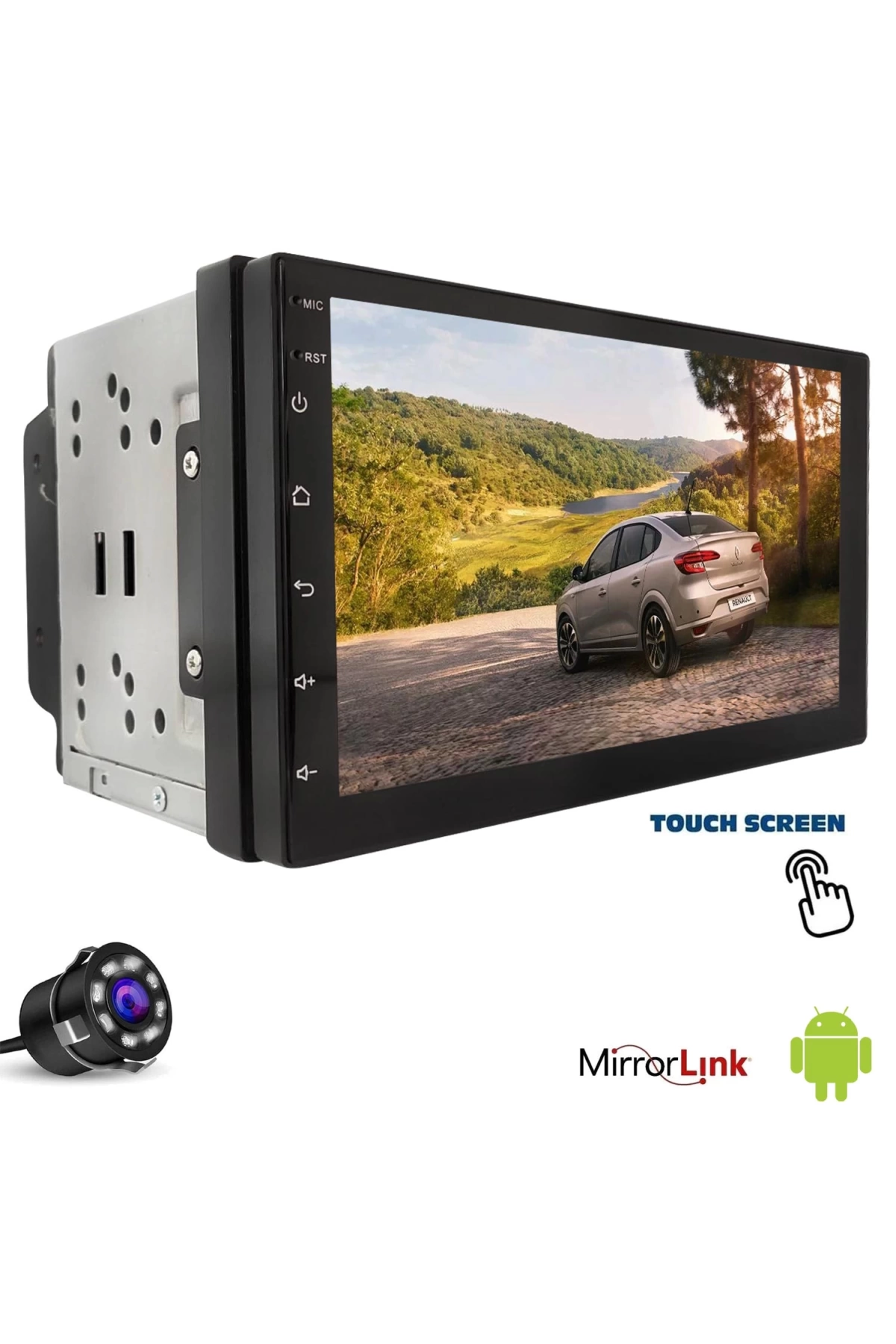 Mega Vm-7007 Android Double Teyp 7 İnç 2+32gb Carplay Mirrorlink