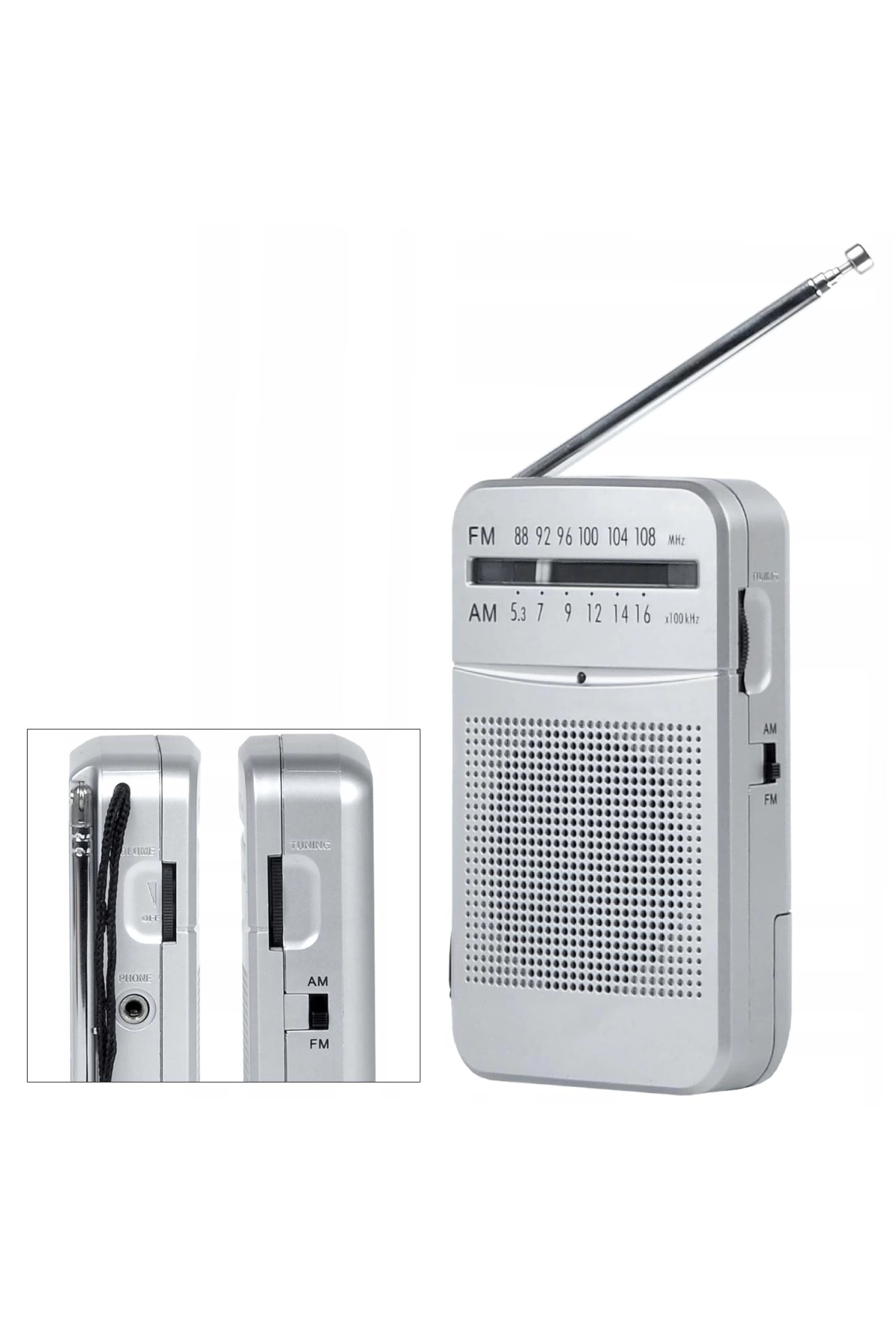 Mini Pilli Radyo Fm/am/sw Ranchı Rc-961