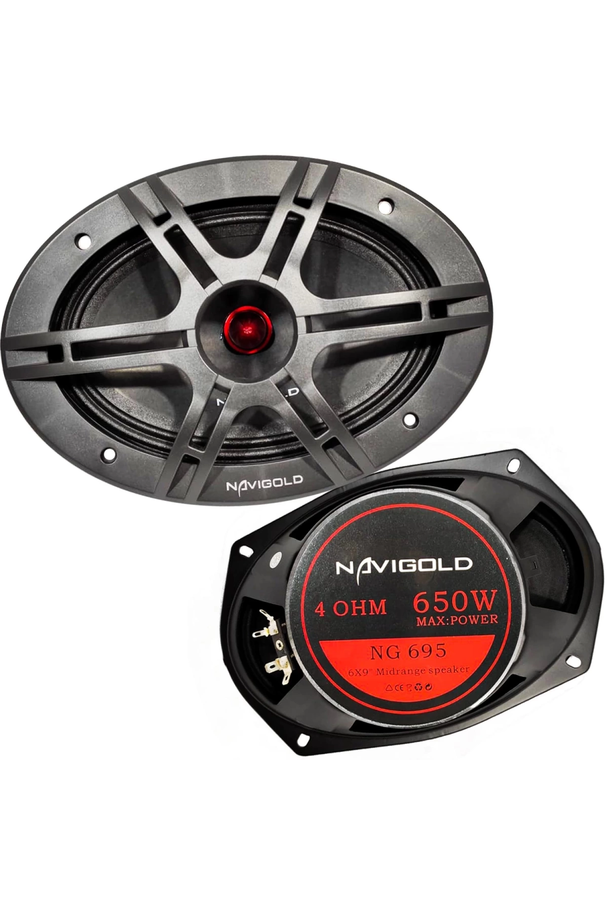 Navıgold Ng-695 Oto Midrange Oval 6x9 İnç 750 Watt 2 Adet