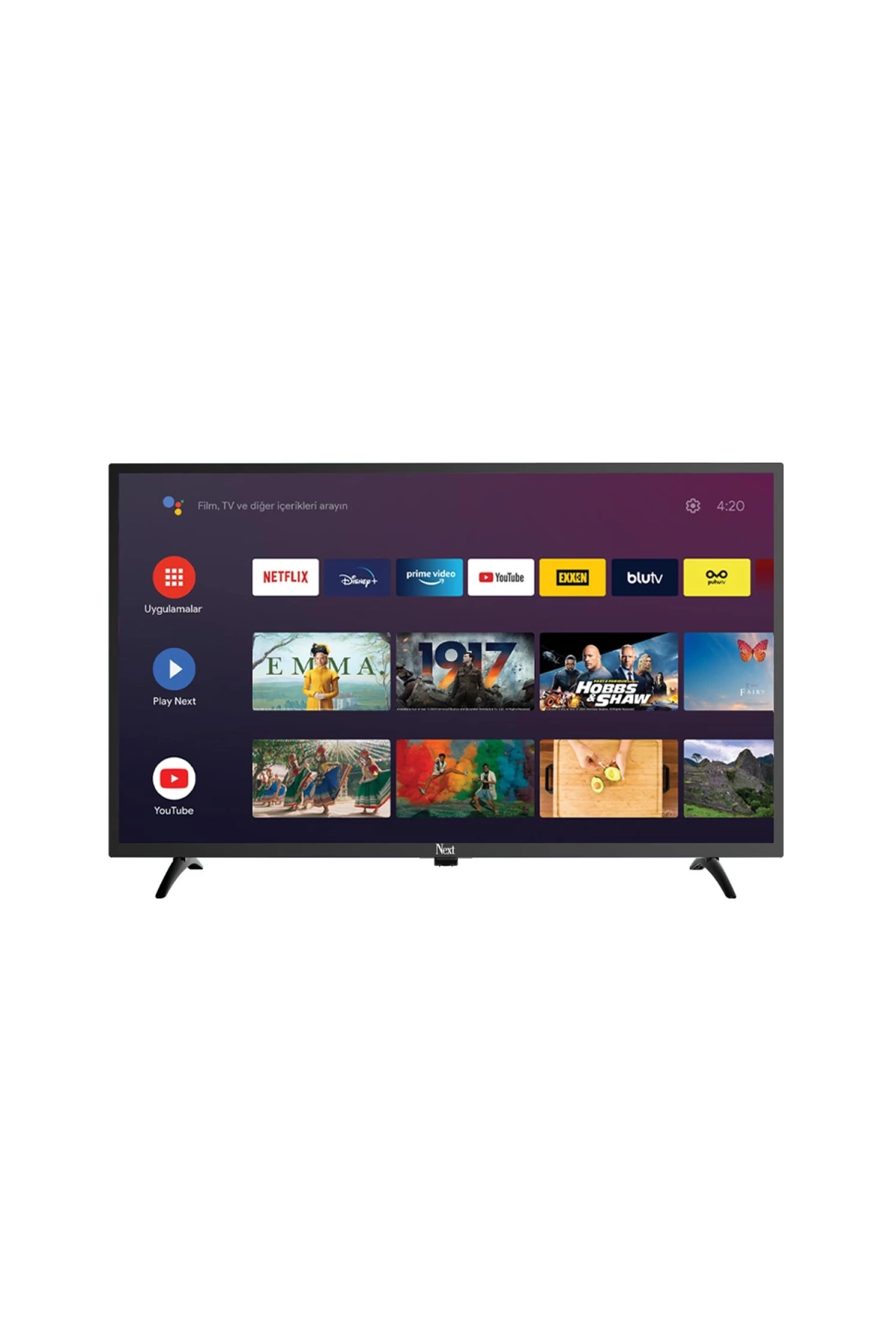 NEXT YE-32020GG4 Televizyon Led Tv 32 İnç 82 Ekran Android Full Hd Uydulu