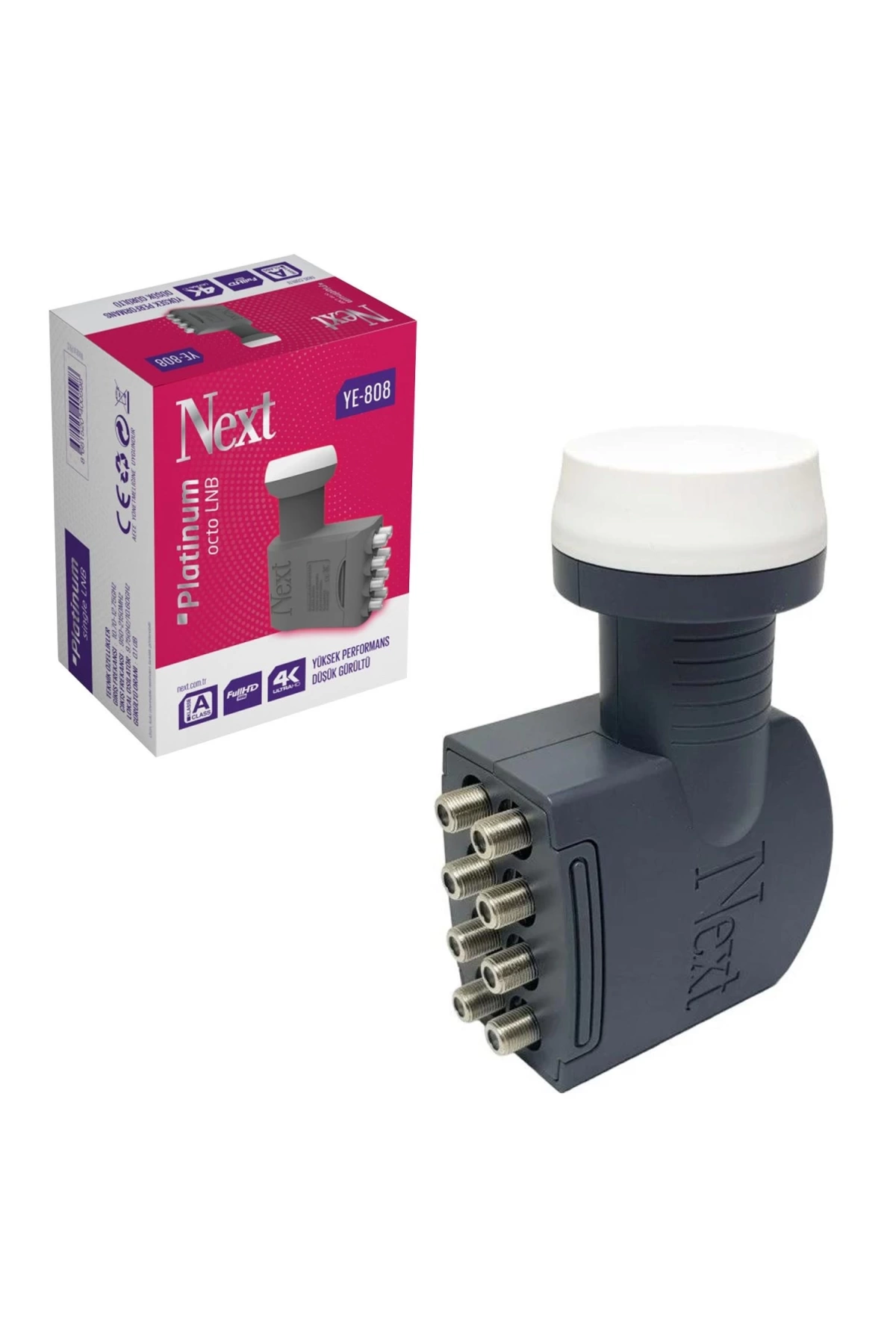 Next Ye-808 8Li Lnb (Octo) Platinium 0.1Db 3D Fhd 4K