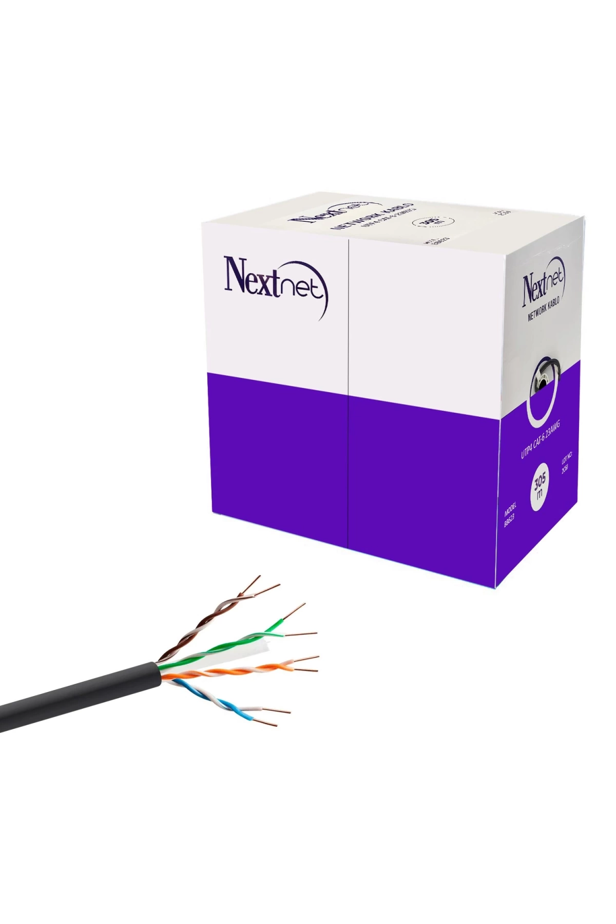 Nextnet Bb-623 Cat6 Kablo Dış Mekan 23awg 0.57mm 305 Metre Bakır