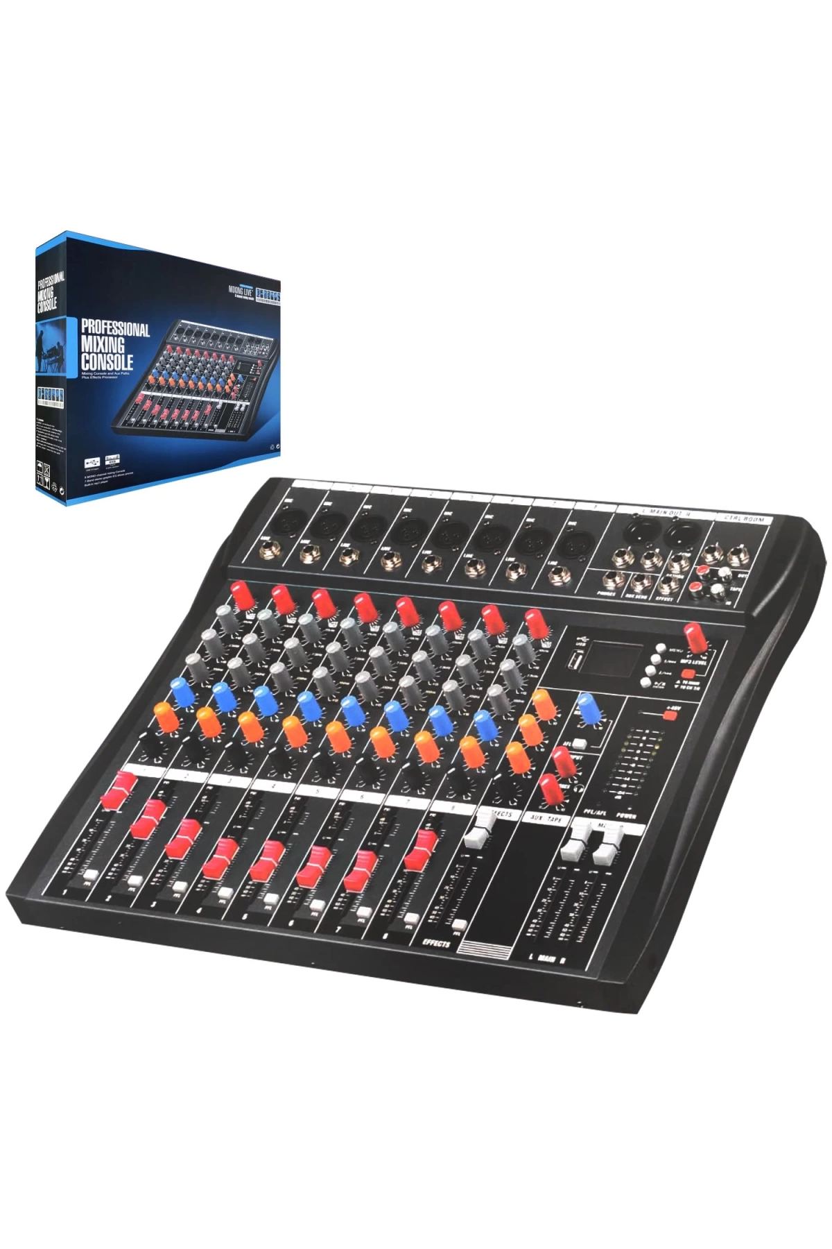 Nwork Synx-8 Deck Mixer 8 Kanal Bluetooth Usb