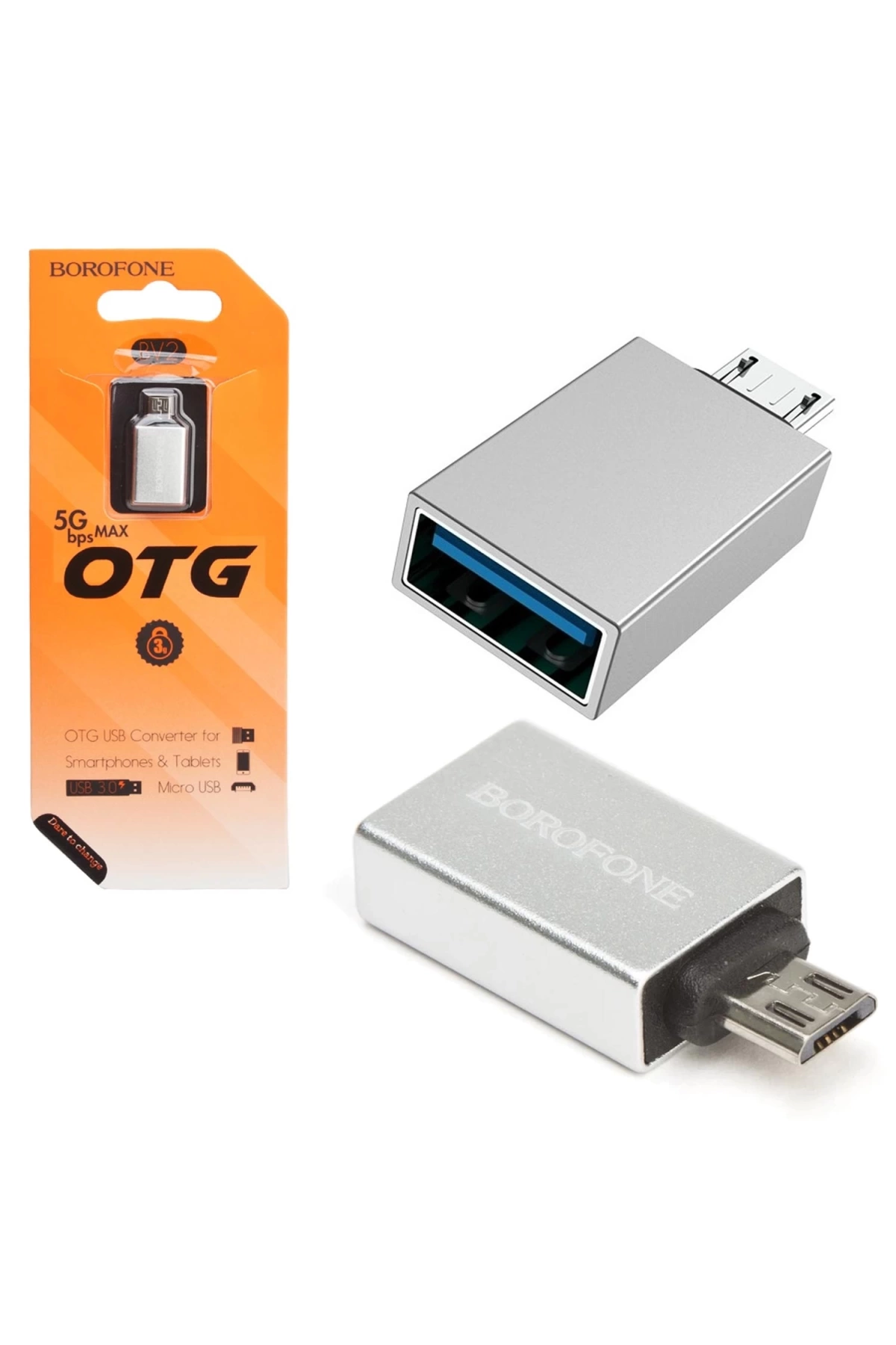 OTG MICRO TO USB 3.0 ÇEVİRİCİ BOROFONE BV-2