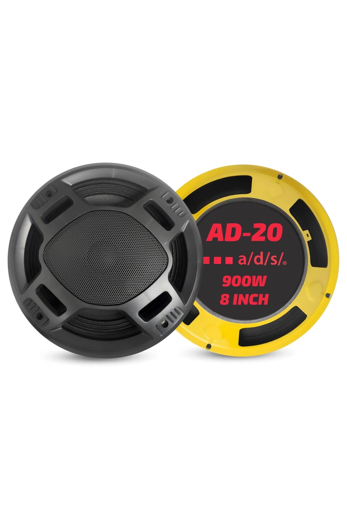 Ads Ad-20 Oto Midrange 20cm 940 Watt Kapaklı 2 Adet