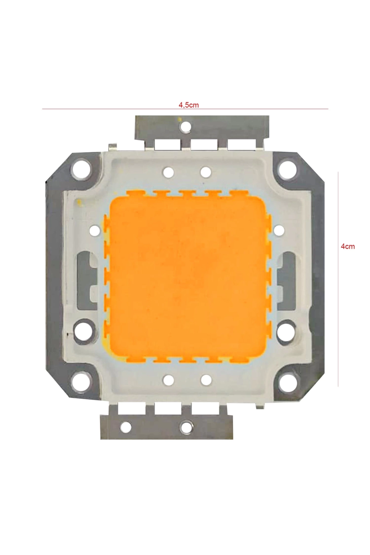 Projektör Cob Led Amber 12V 50W