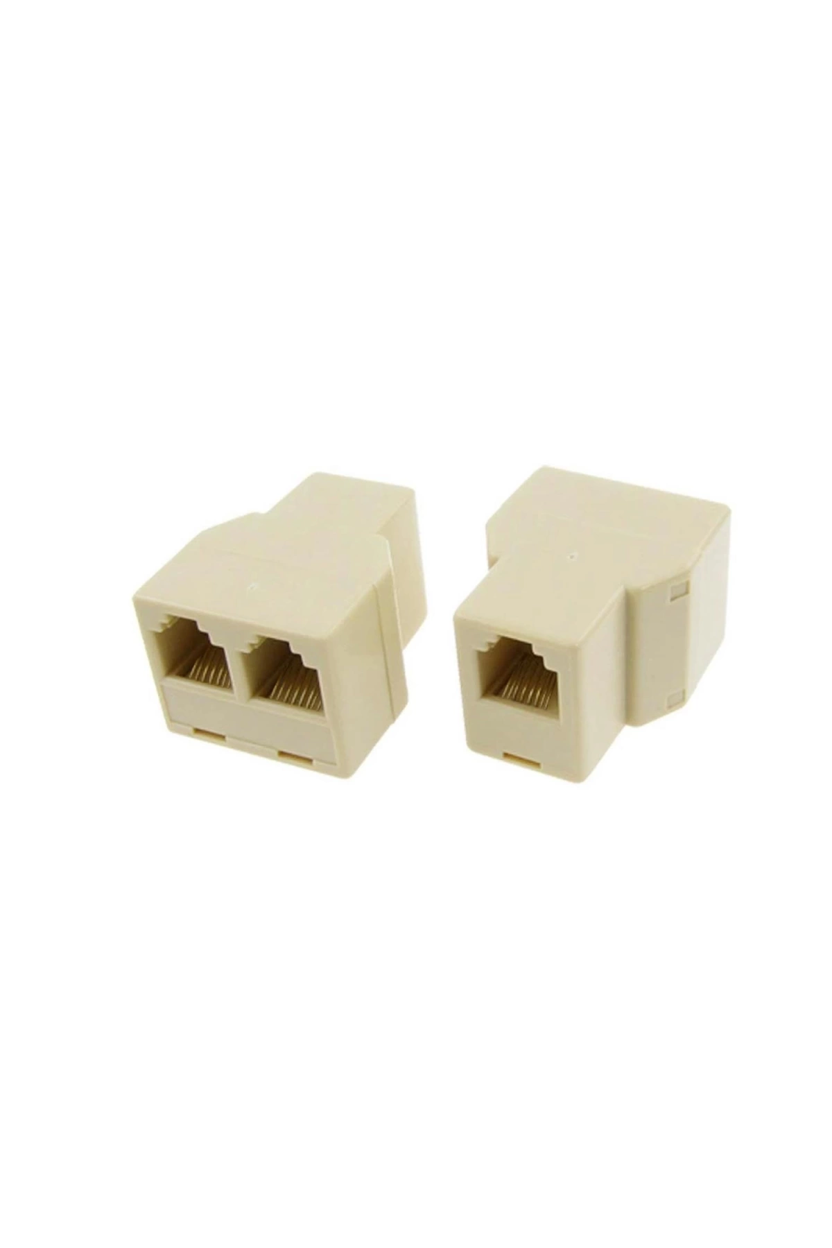 Rj45 İnternet Dağıtıcı Çoğaltıcı 8pın 1 Dişi To 2 Dişi