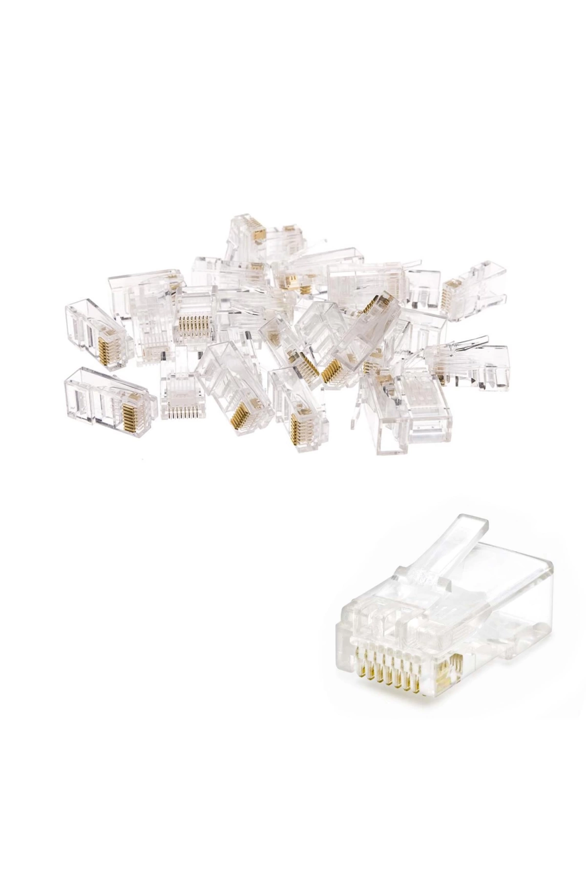 Plx-10486 Rj45 Soketi Cat5 Cat6 8p 100lü Paket