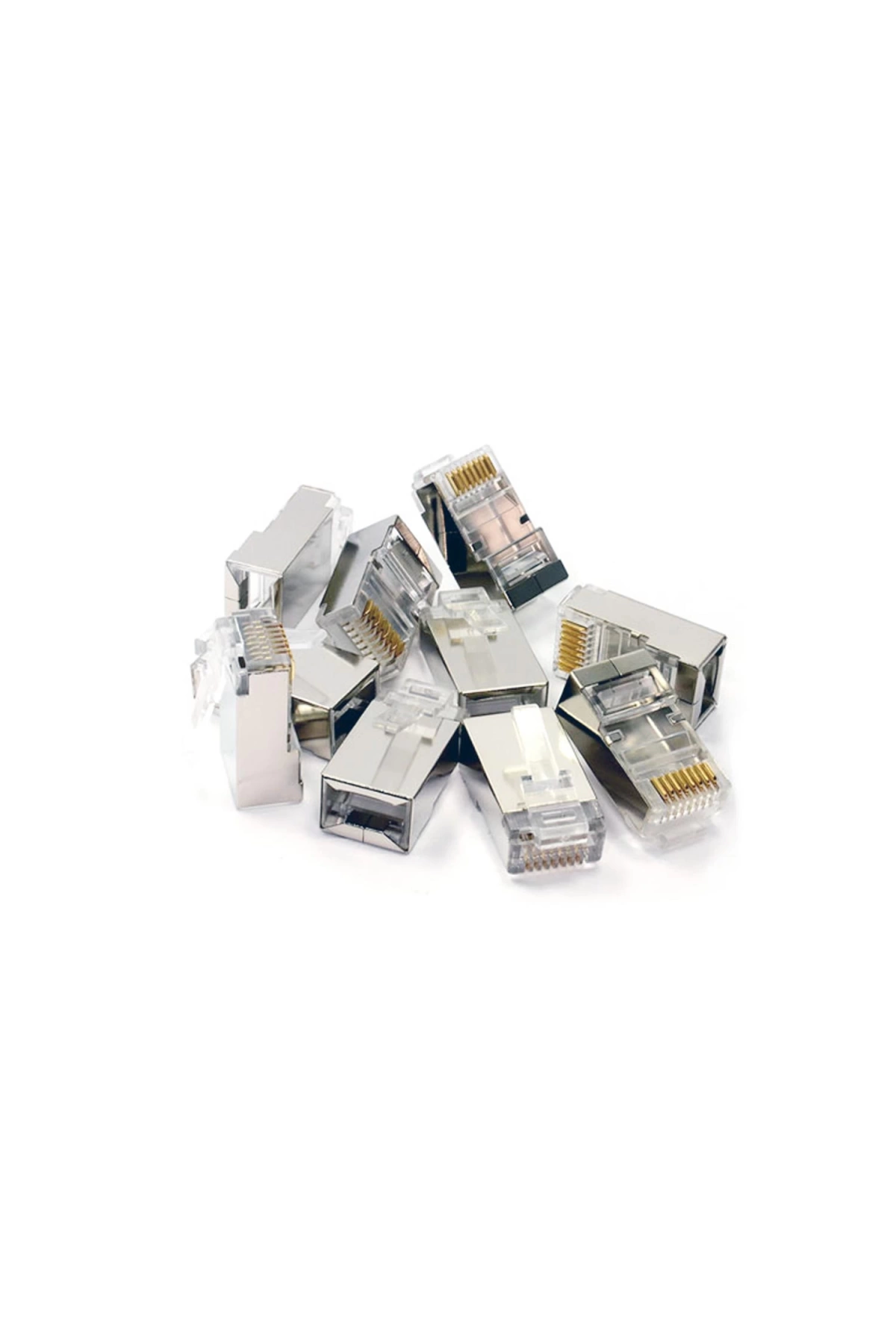 Rj45 Soket Metal Cat7 (25 Adet) S-link Sl-cop7p