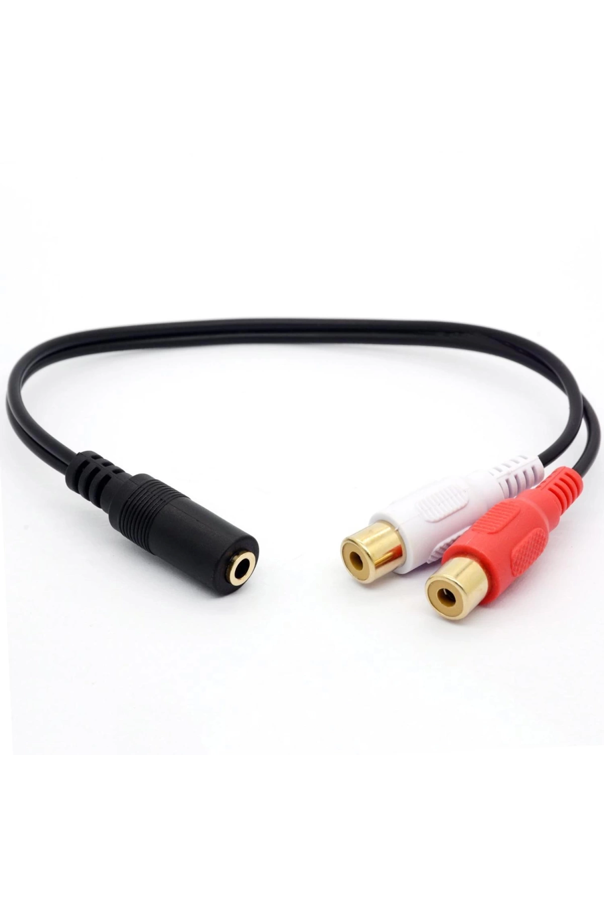 S-Link Sl-358 2 Rca Uzatma Kablosu Dişi To Aux 3.5Mm Dişi 15Cm