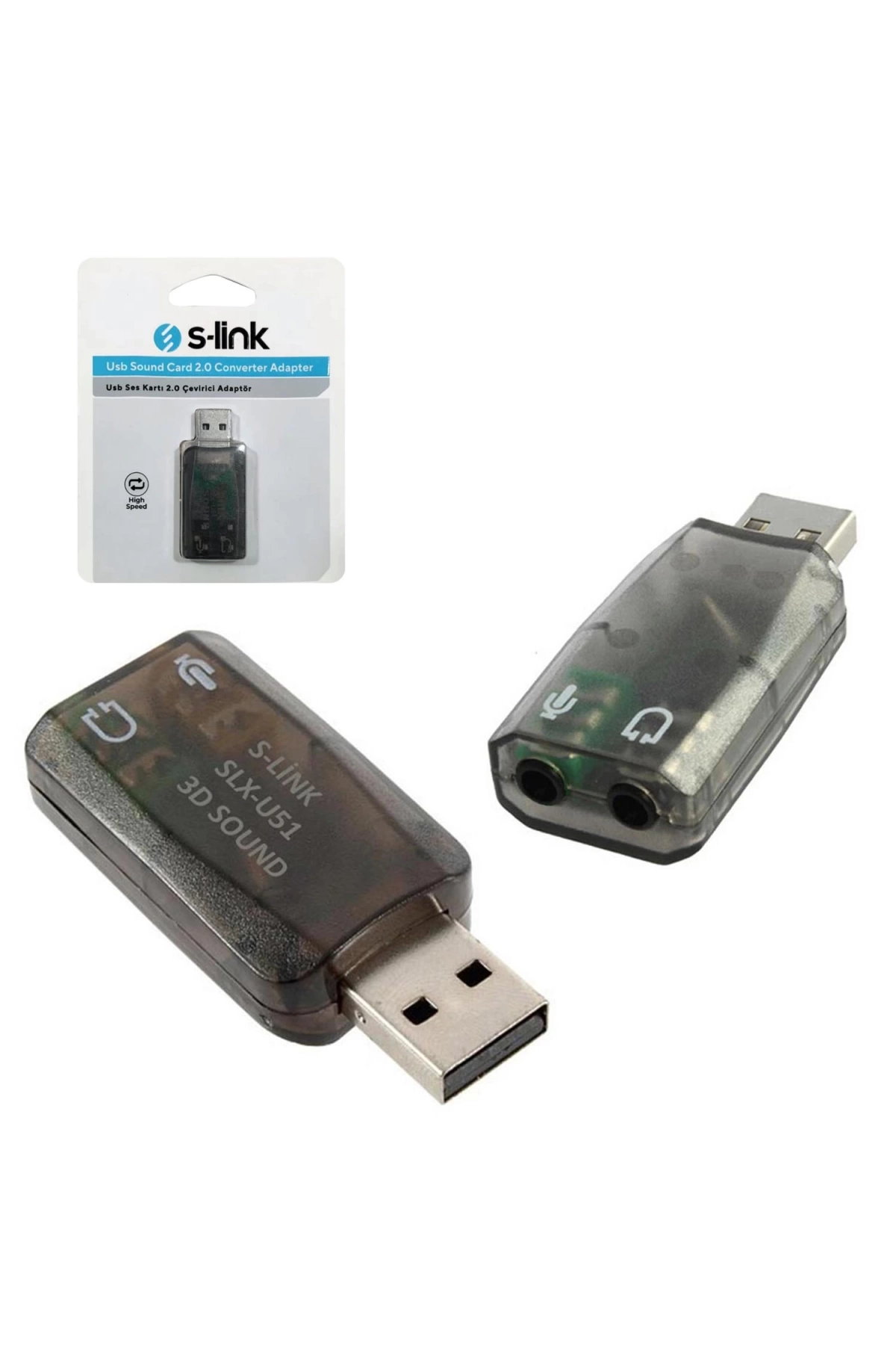 S-Link Slx-U51 Usb Ses Kartı Mikrofonlu