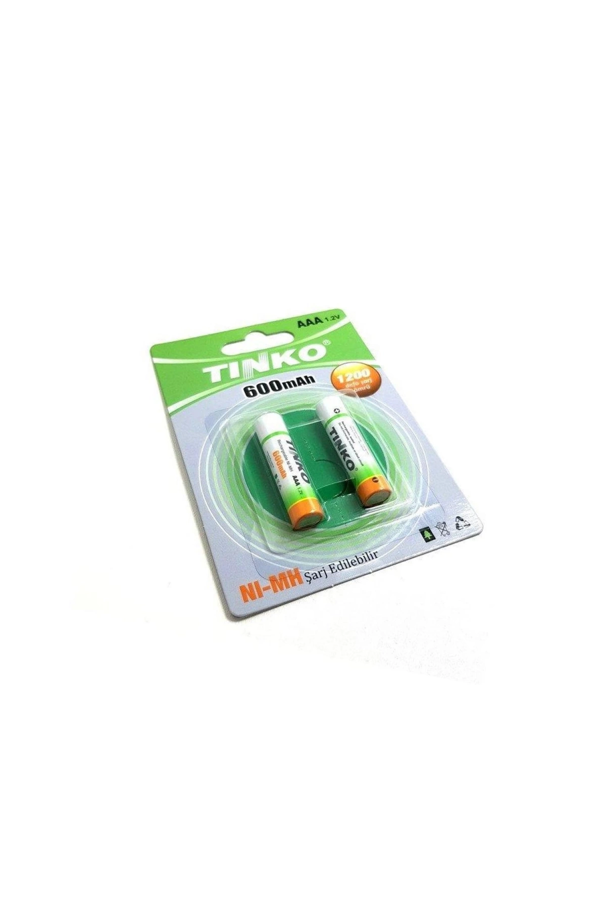 Tinko Şarjlı Pil Aaa İnce Kalem 600 Mah Ni-mh2 Li Paket