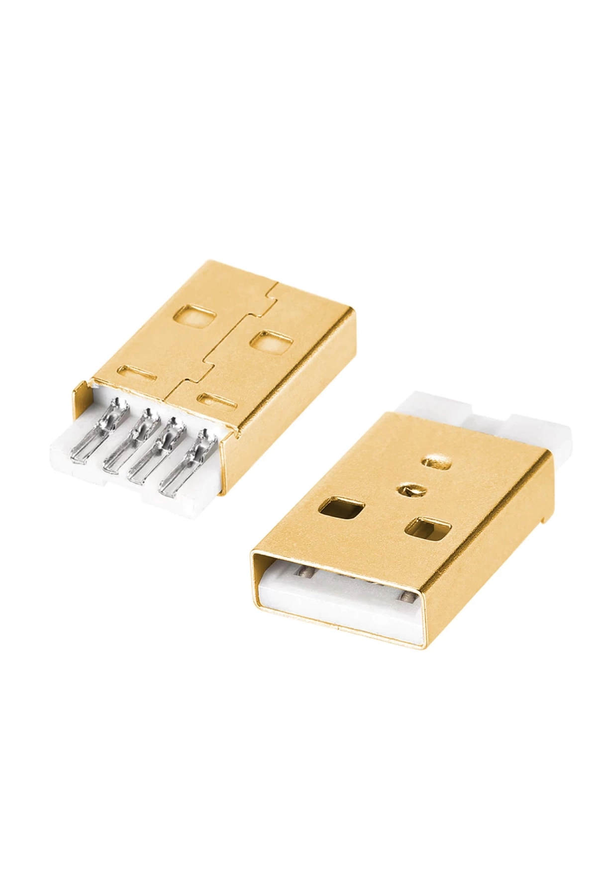 Şase Usb Erkek Fiş 4Pin Gold Karkas