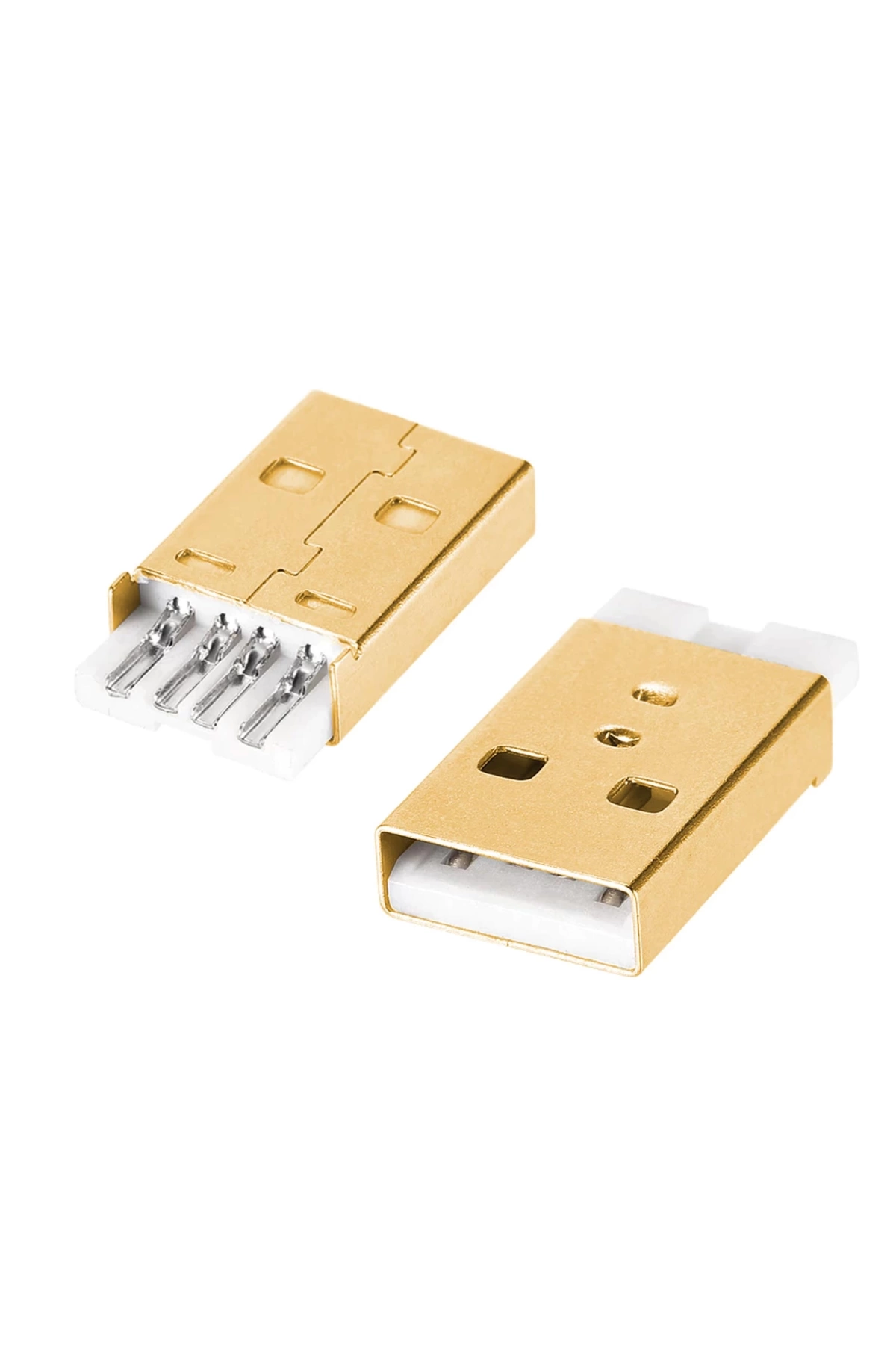 Şase Usb Erkek Fiş 4pin Gold Karkas Plx-18360