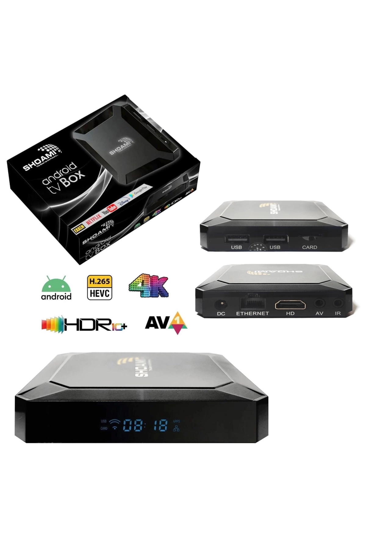 Shoami Sh-sb2 Android Tv Box 2+16gb 4k