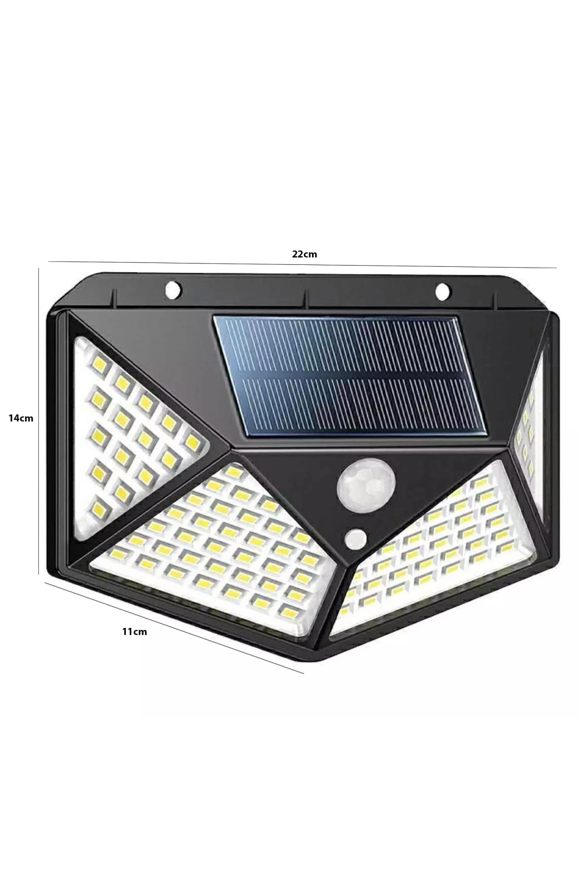 Silver Toss St-8010A Solar Güneş Enerji Aydınlatma Lambası Sensörlü 180 Led