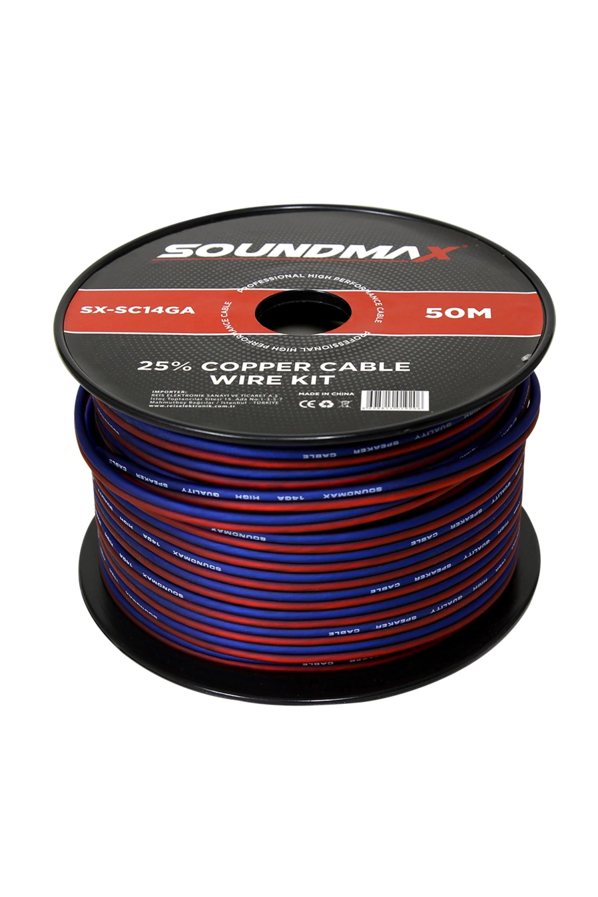 Soundmax Sx-sc12ga Hoparlör Kablosu Silikon 12ga 50 Metre