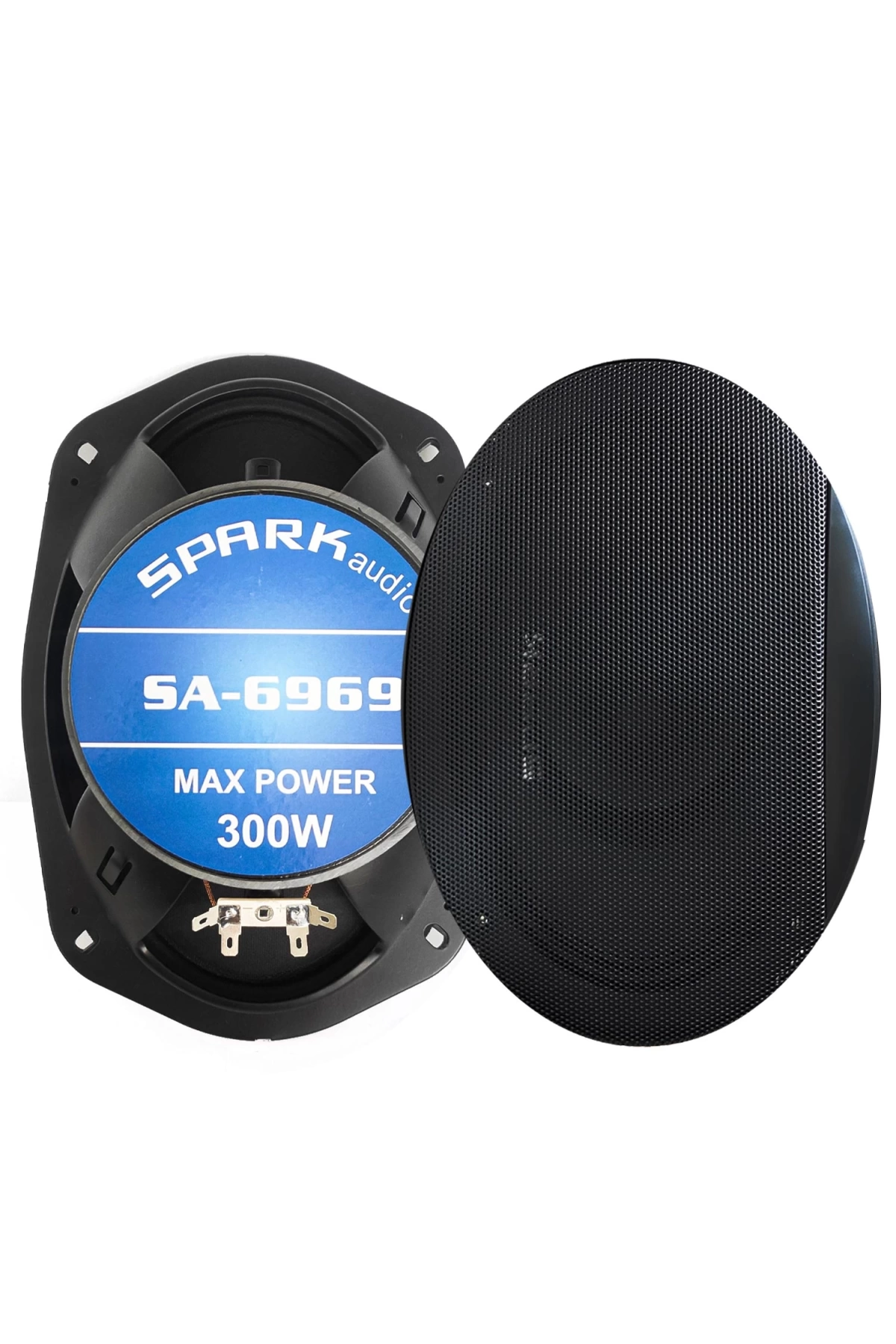 Spark Sa-6969 Oto Midrange Oval 6x9 İnç 300 Watt Kapaklı 2 Adet