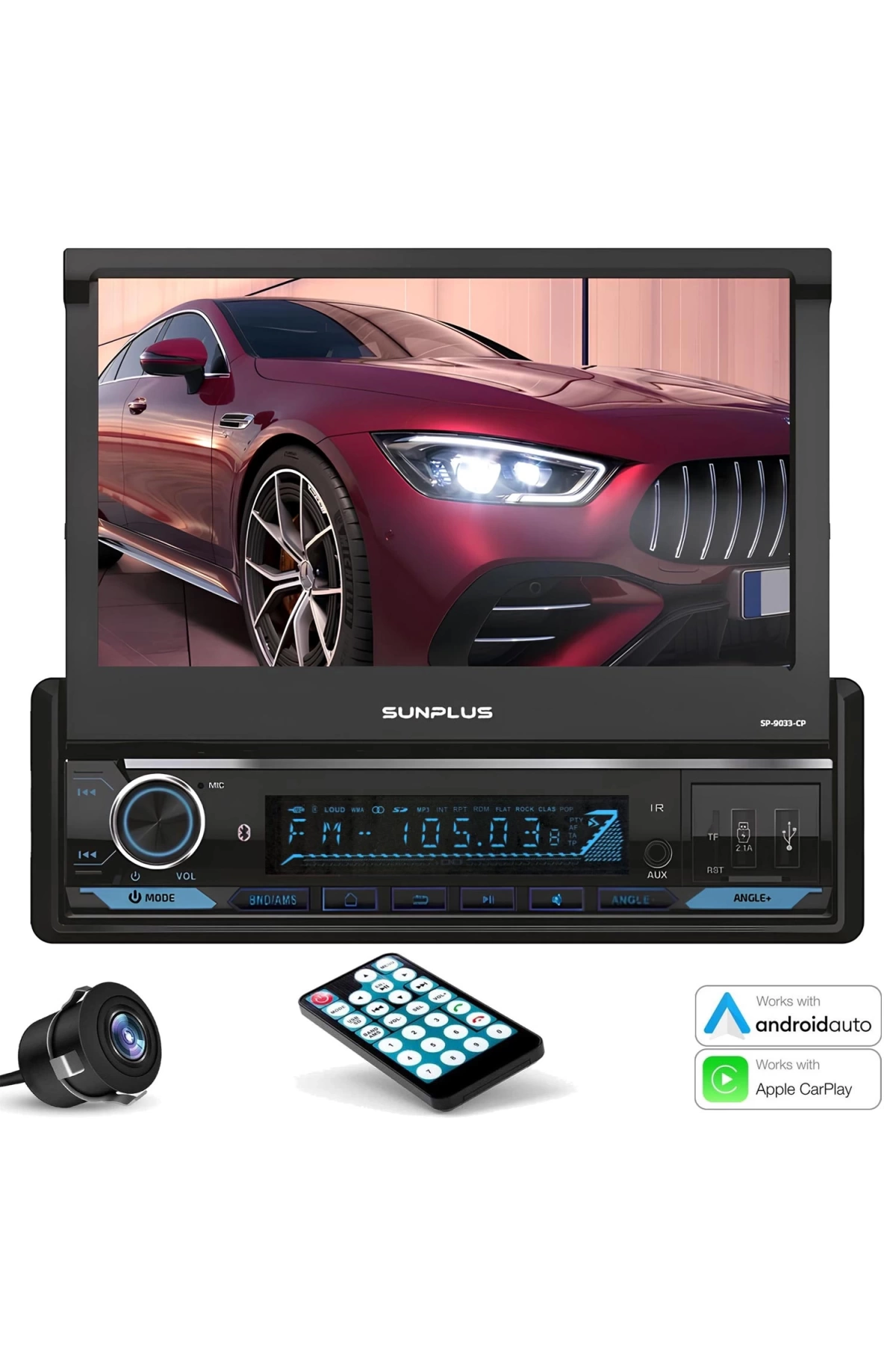 Sunplus Hitech Sp-9033cp Android İndash Teyp 7 İnç 4x55 Watt Carplay