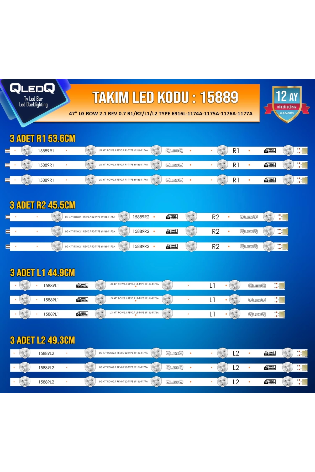 Mbled (3xr1-3xr2-3xl1-3xl2) 47 İnç Lg Row2.1 R1 R2 L1 L2 Type 6916l 47ln575 47la6208-za